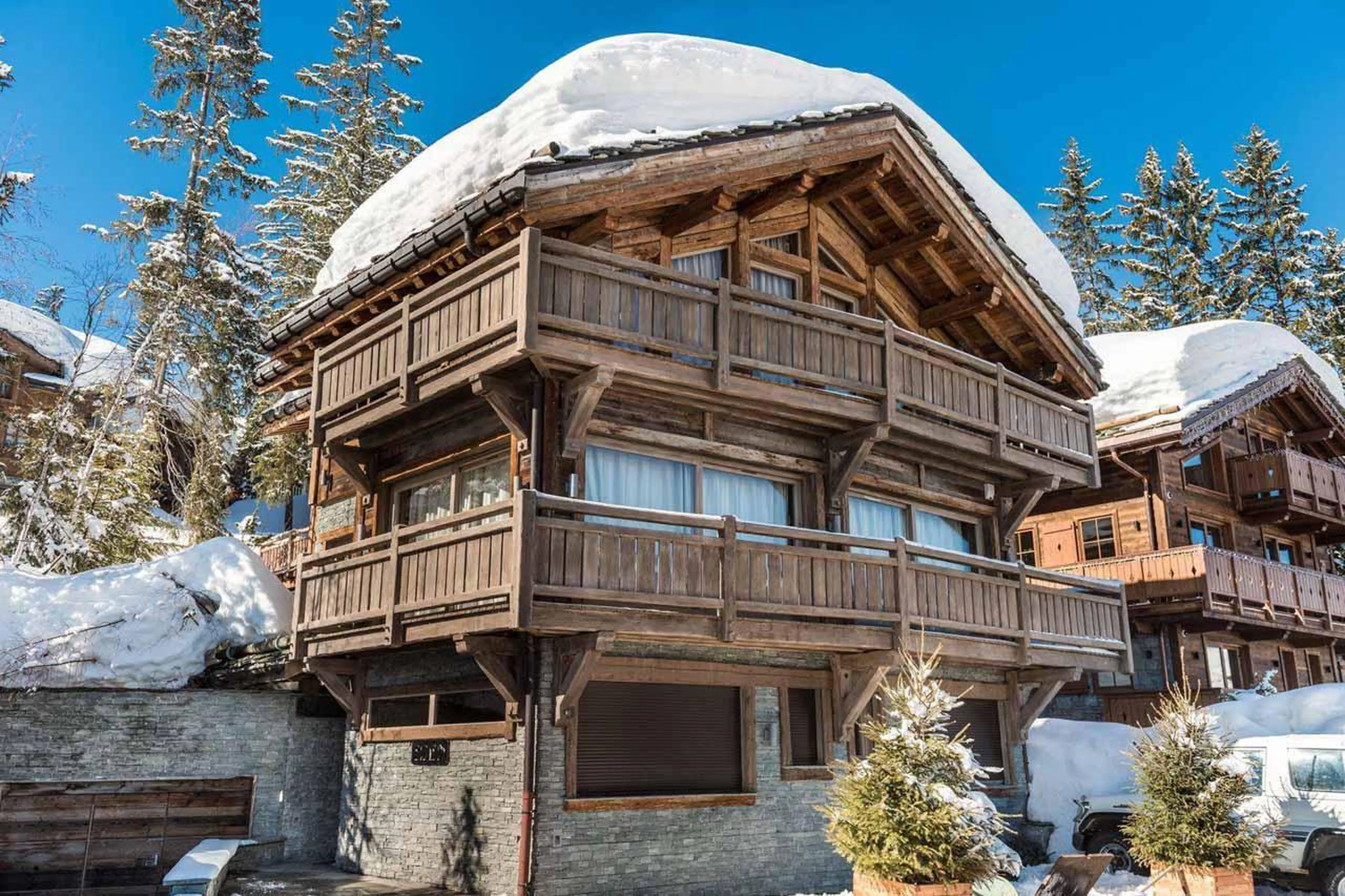 Private ski Chalet Eden in Courchevel 1850 arranged over five levels