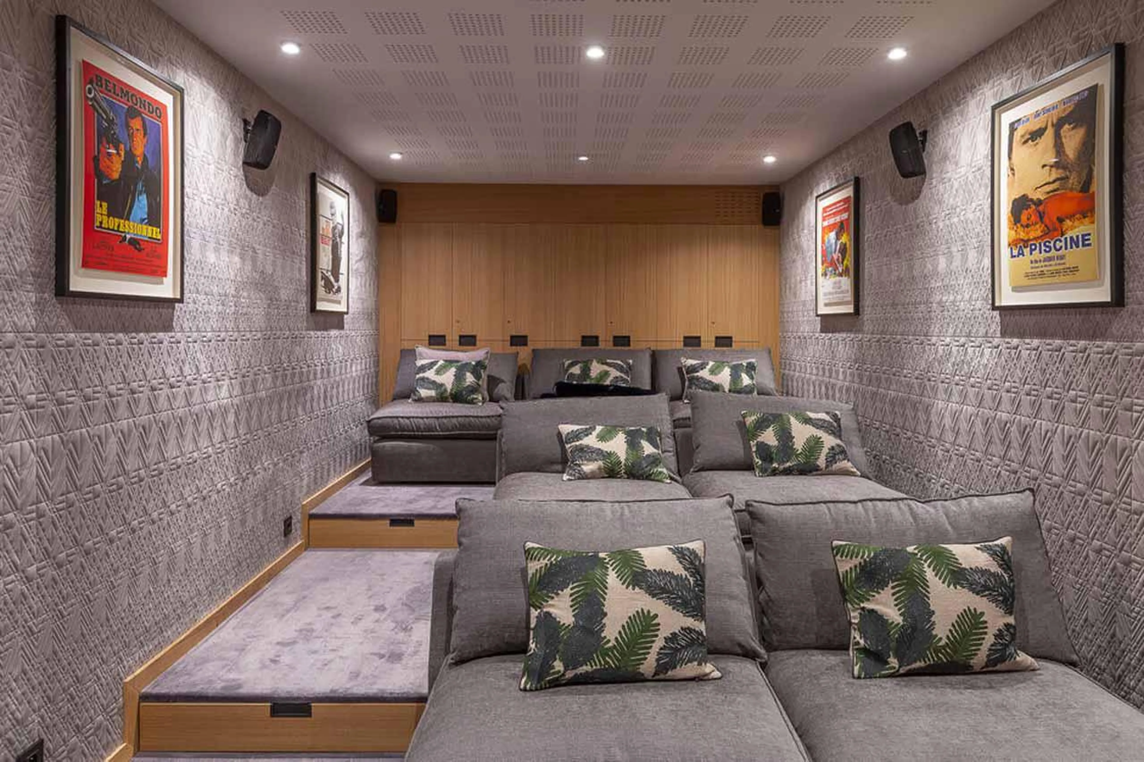 Private cinema room at Eden Mille 8 in Les Arcs