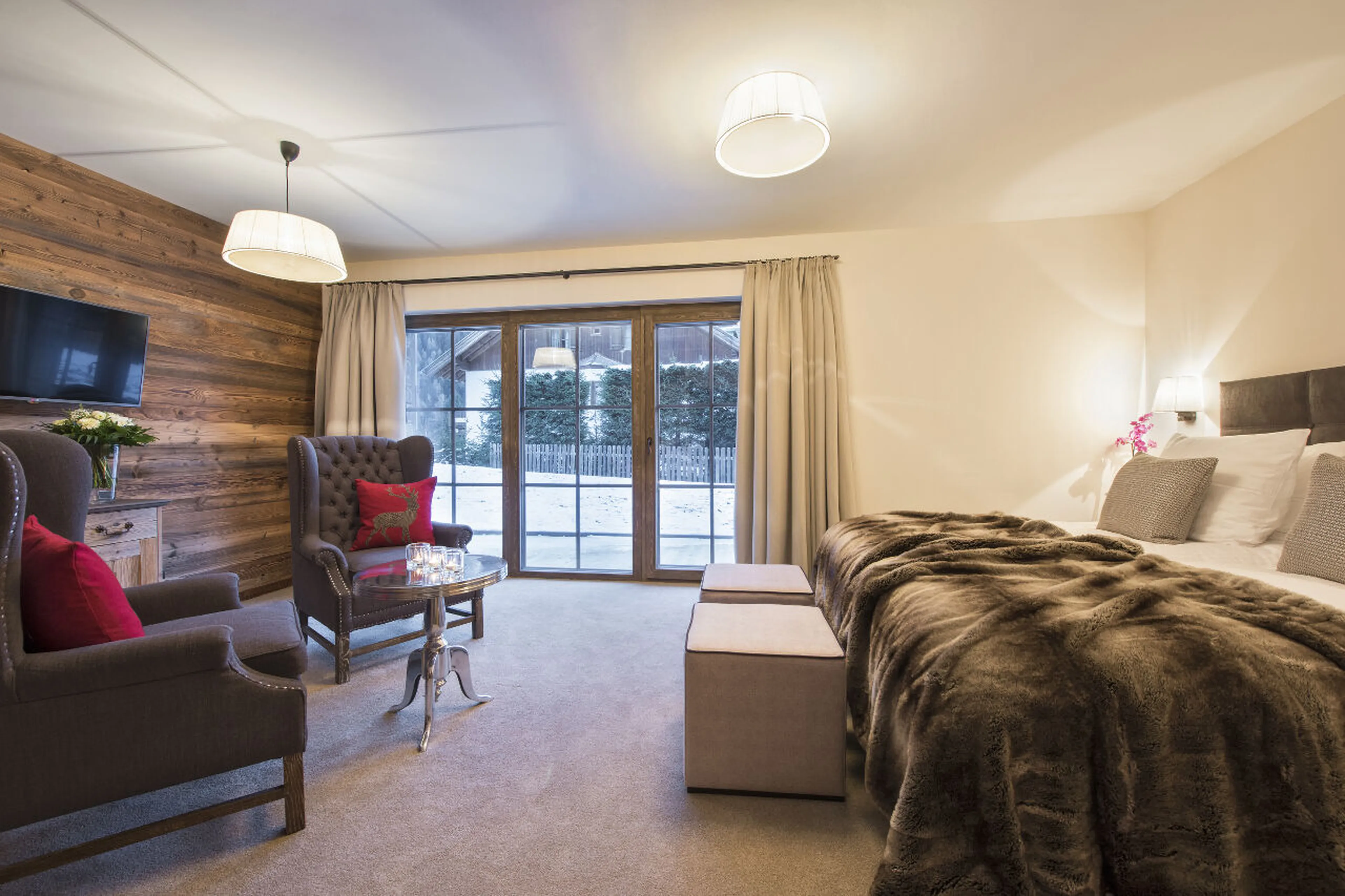 Ariane Suite bedroom B in Chalet Eden Rock in St Anton