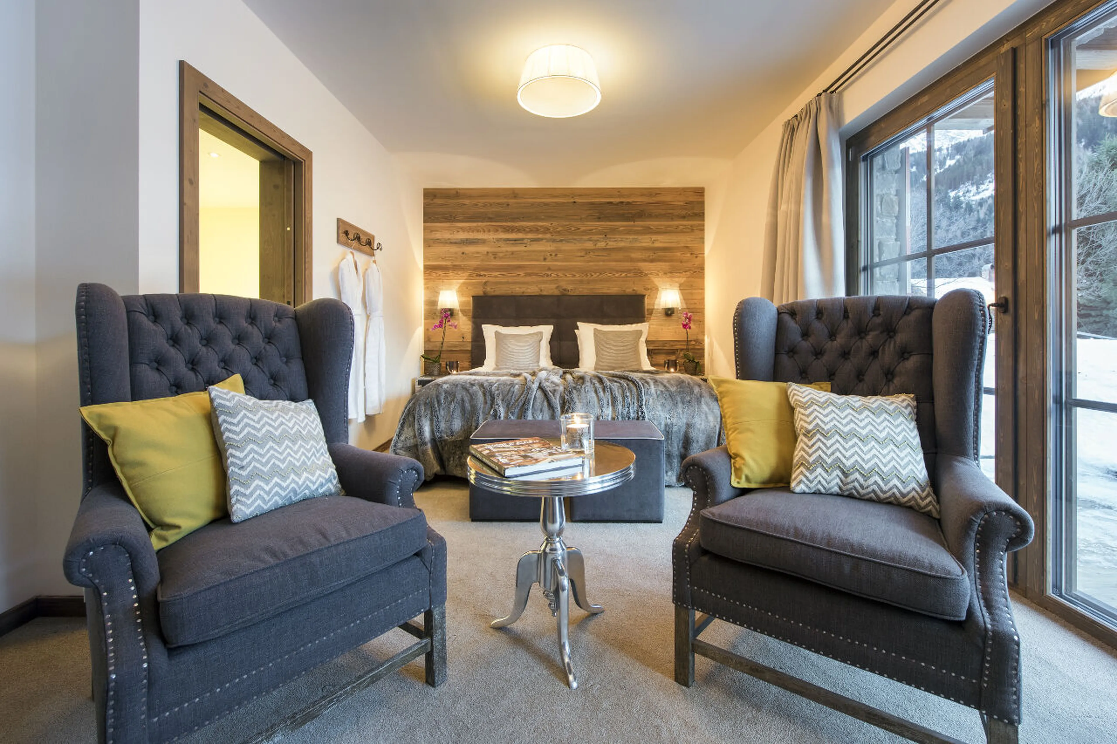 Ariane Suite bedroom C at Chalet Eden Rock in St Anton