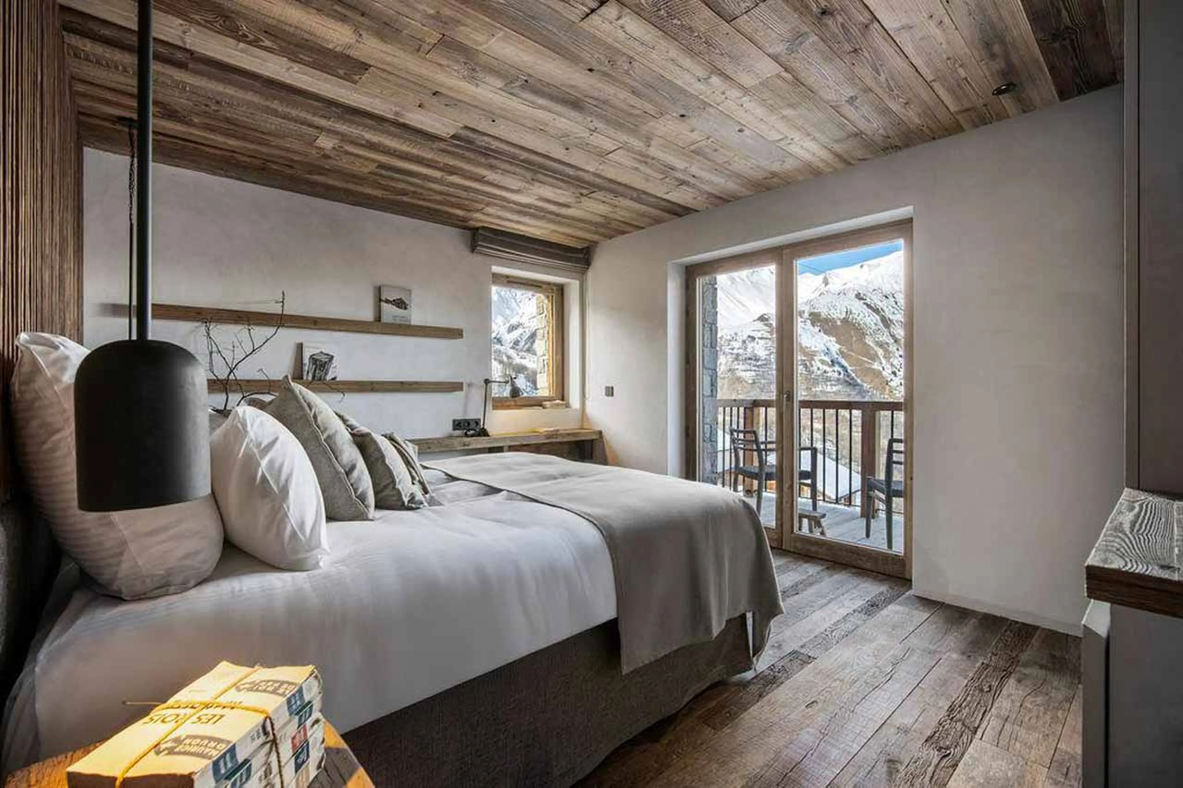 Bedroom 1 at Chalet Eden in St Martin de Belleville