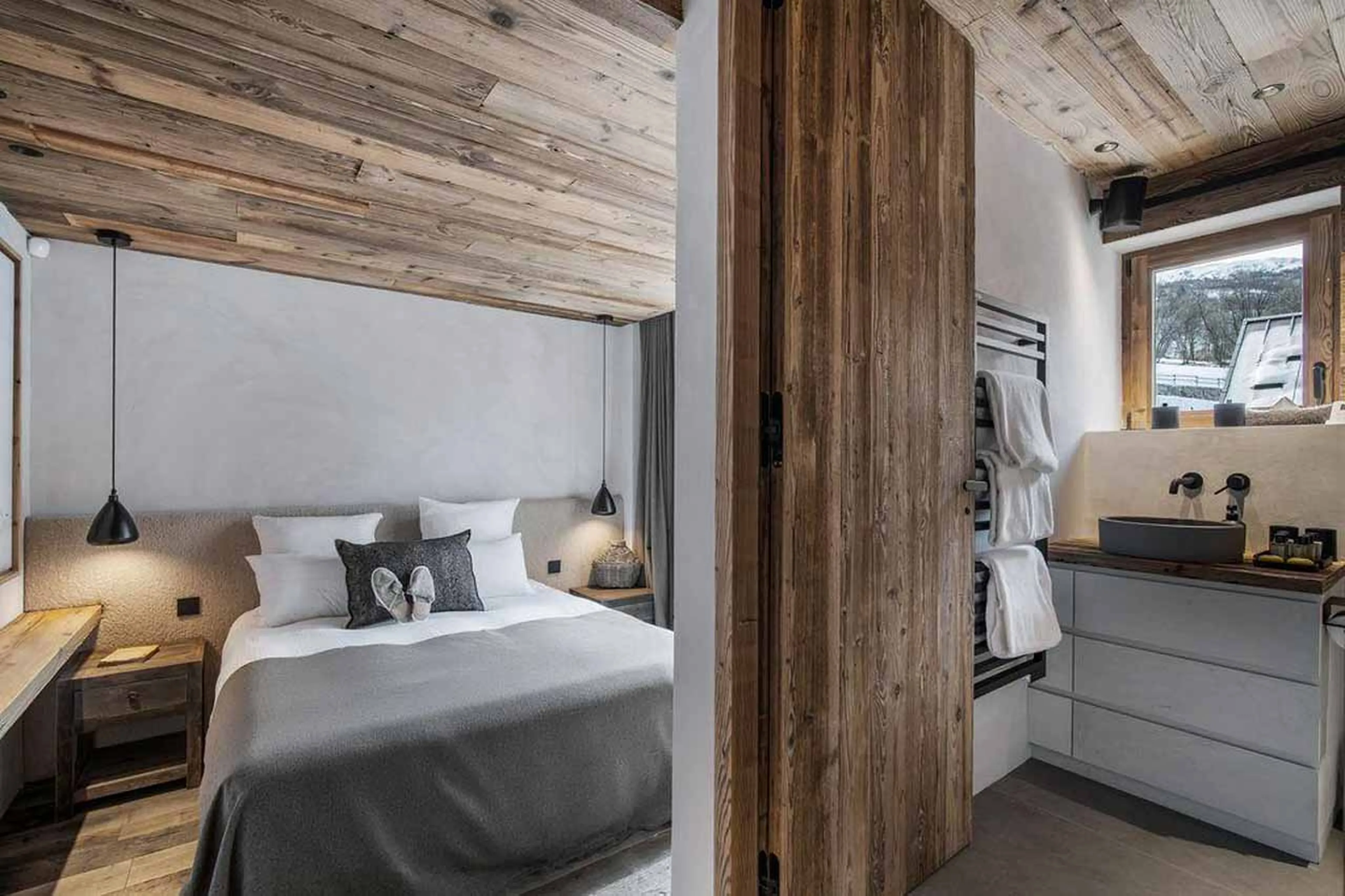 Bedroom 3 at Chalet Eden in St Martin de Belleville