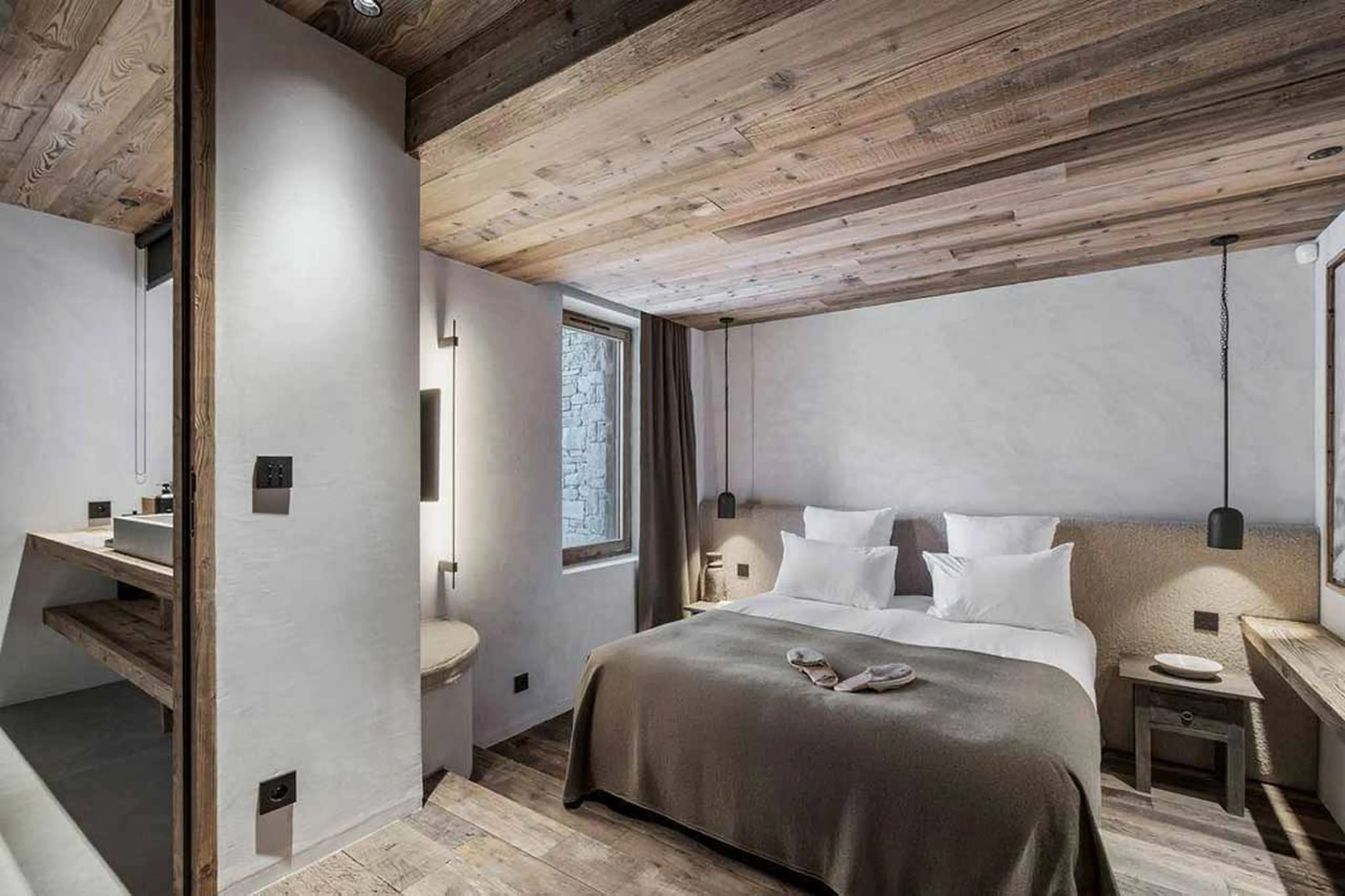 Bedroom 4 at Chalet Eden in St Martin de Belleville