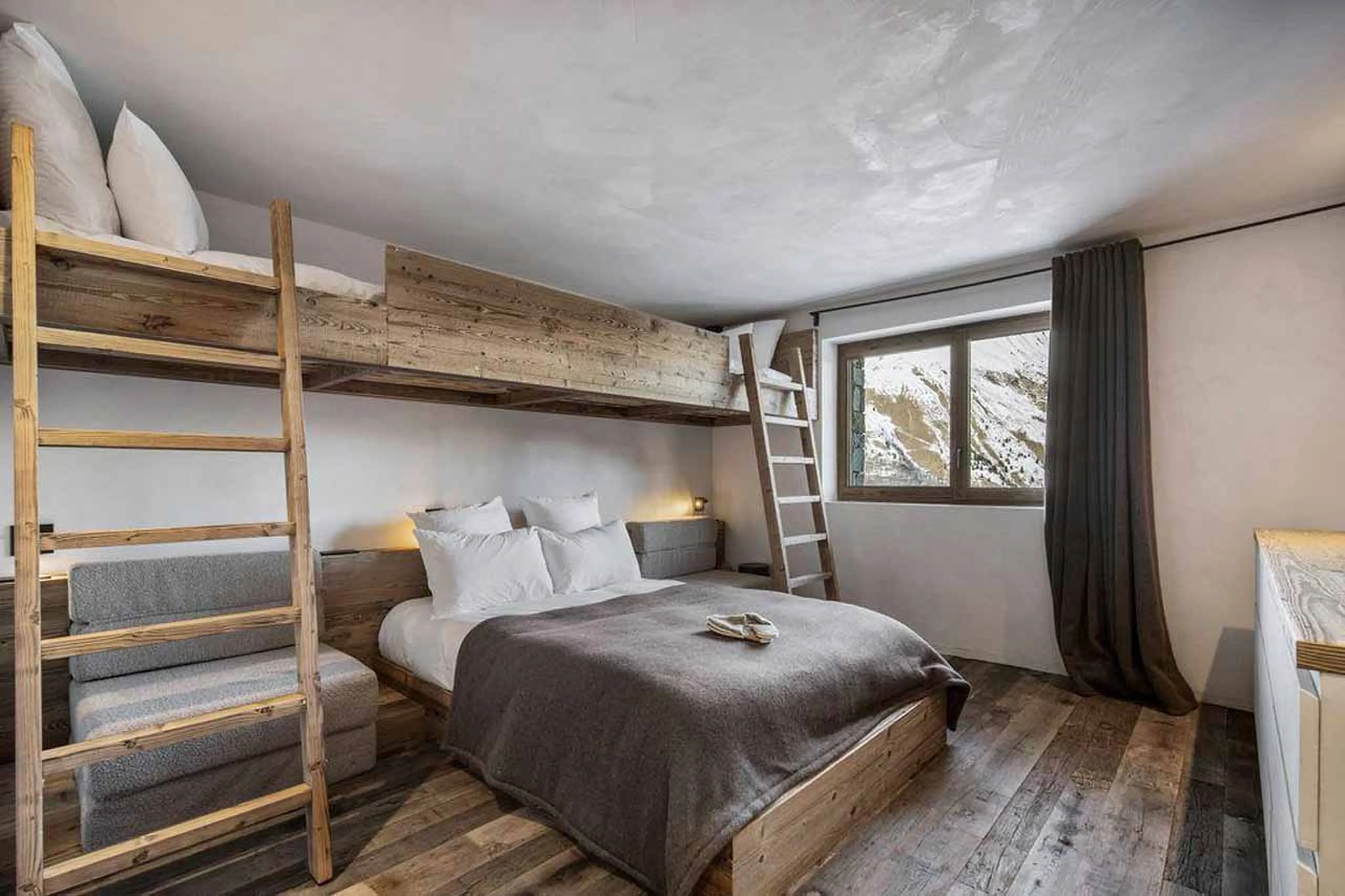 Bedroom 5 at Chalet Eden in St Martin de Belleville