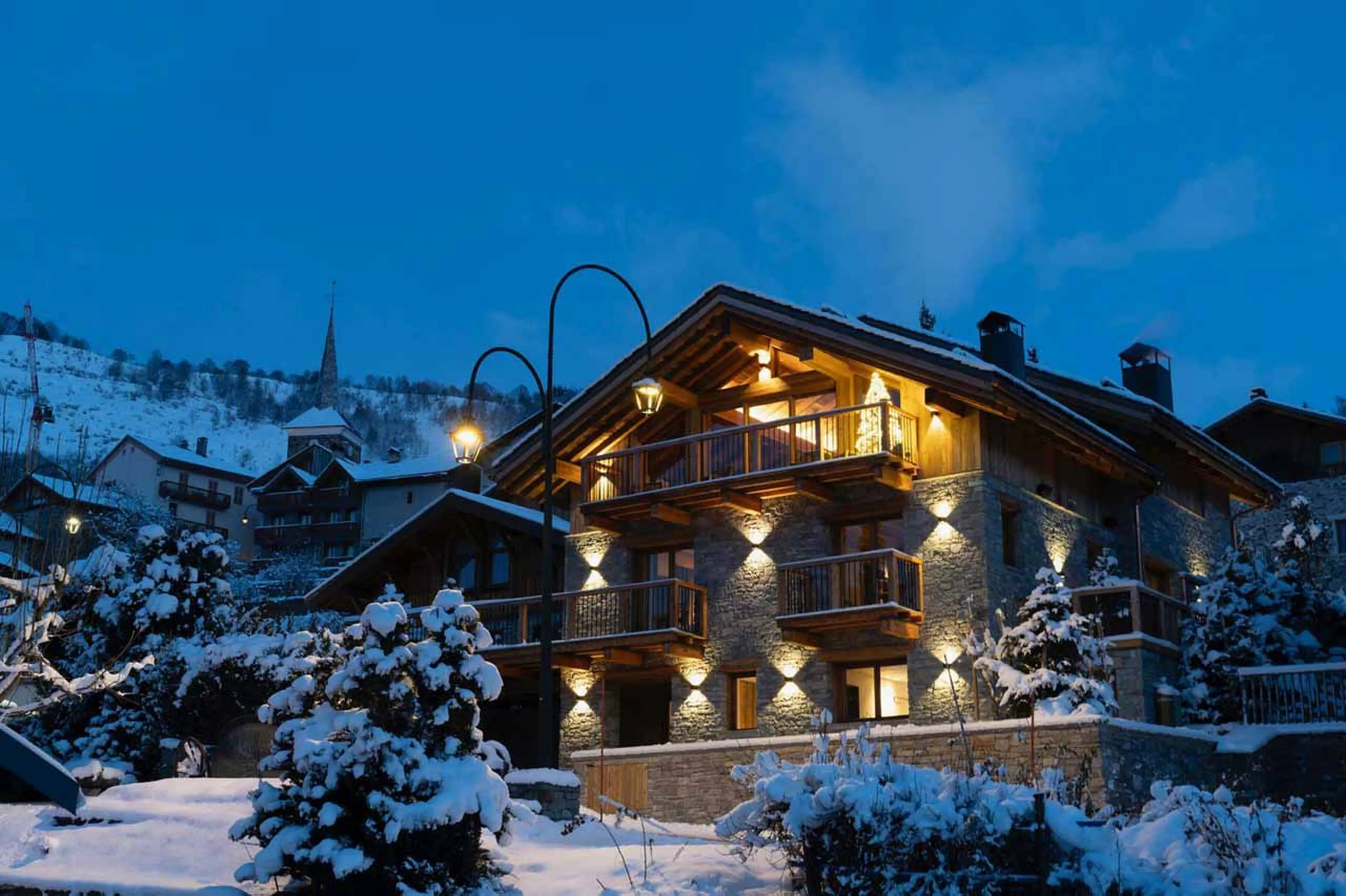 Exterior of Chalet Eden in St Martin de Belleville