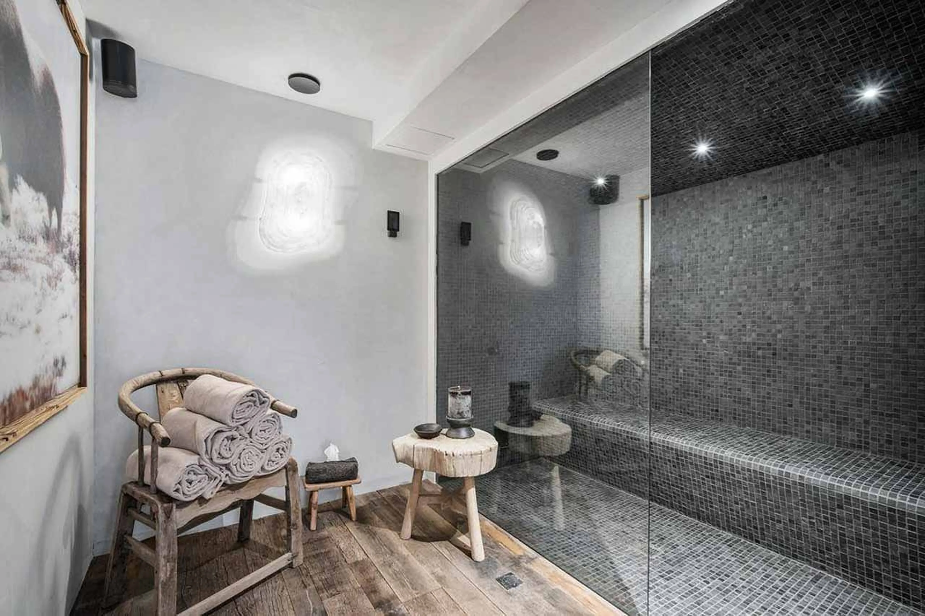 Spa hammam at Chalet Eden in St Martin de Belleville