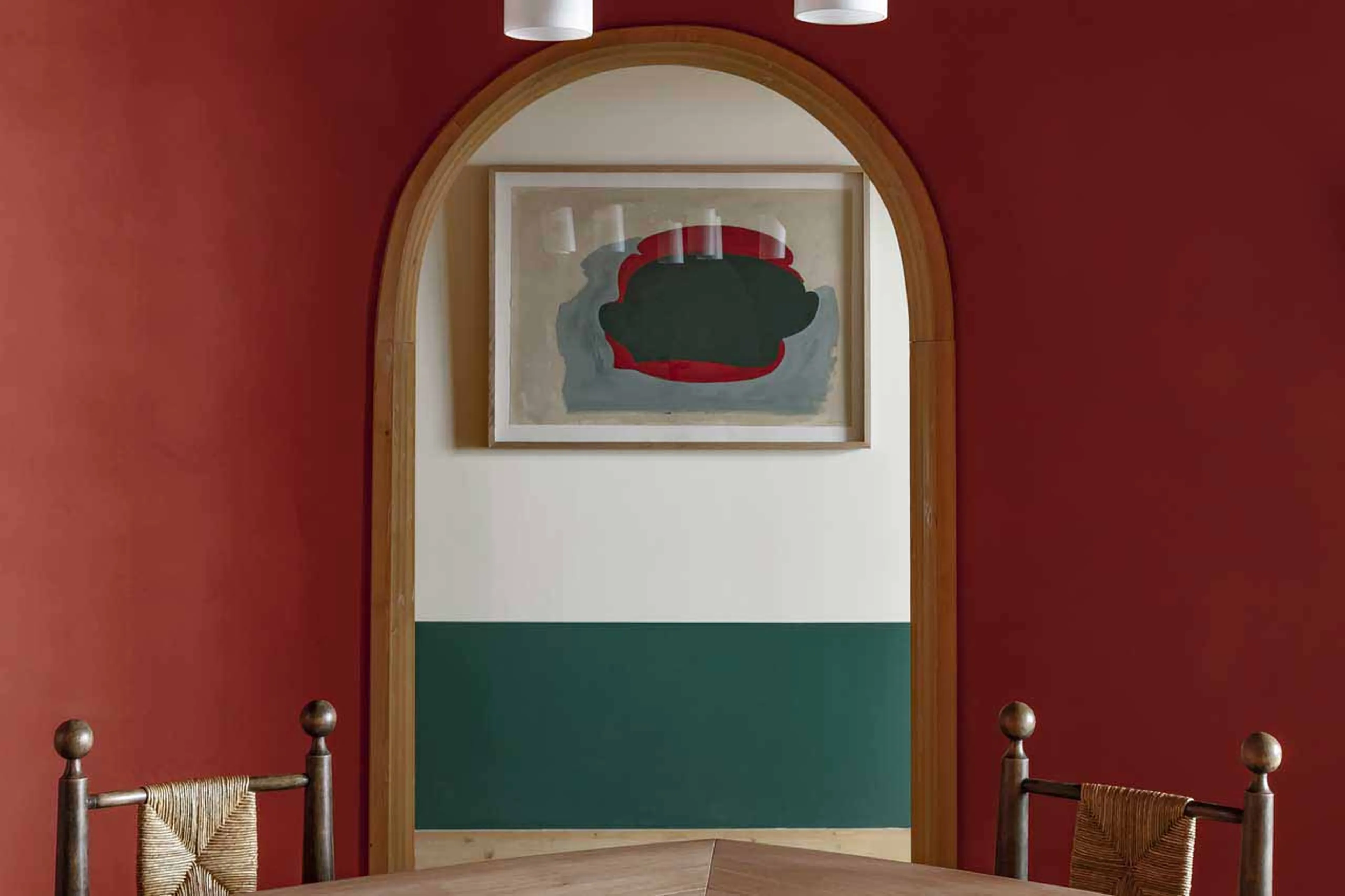 Dining room at Chalet Eglantine in Meribel