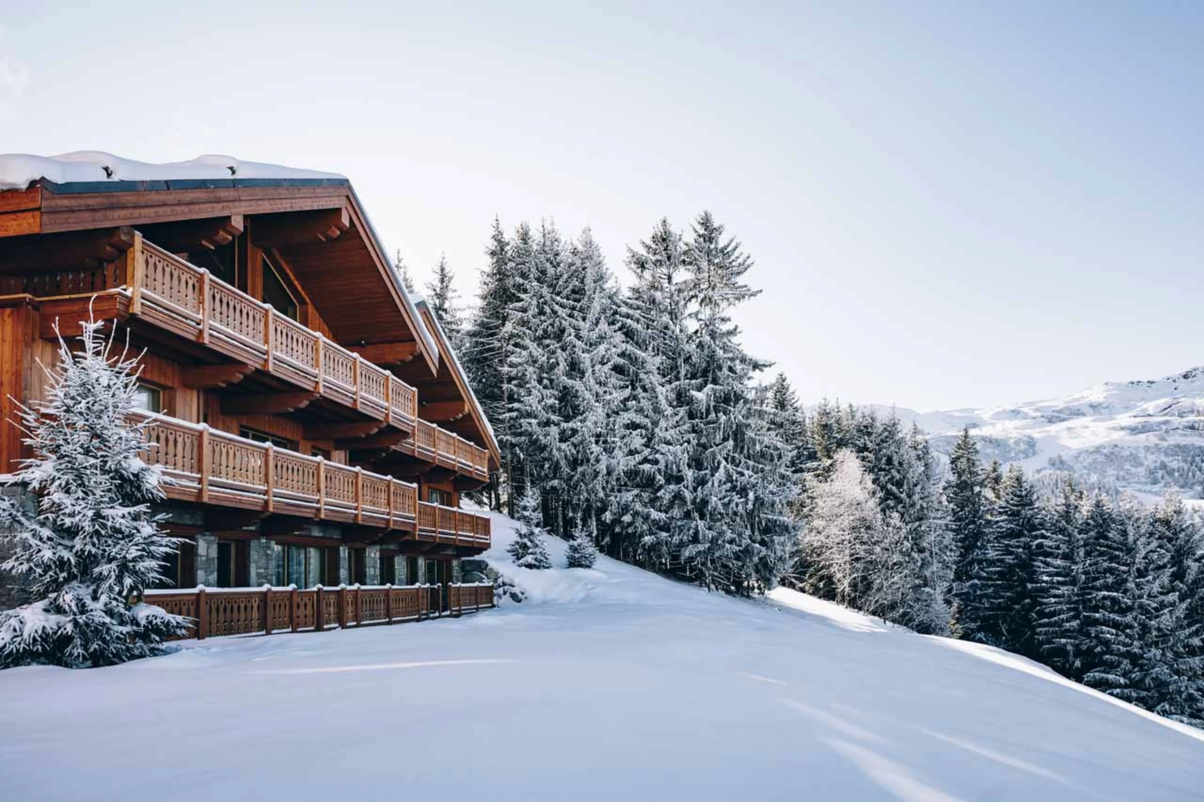 Exterior of Chalet Eglantine in Meribel