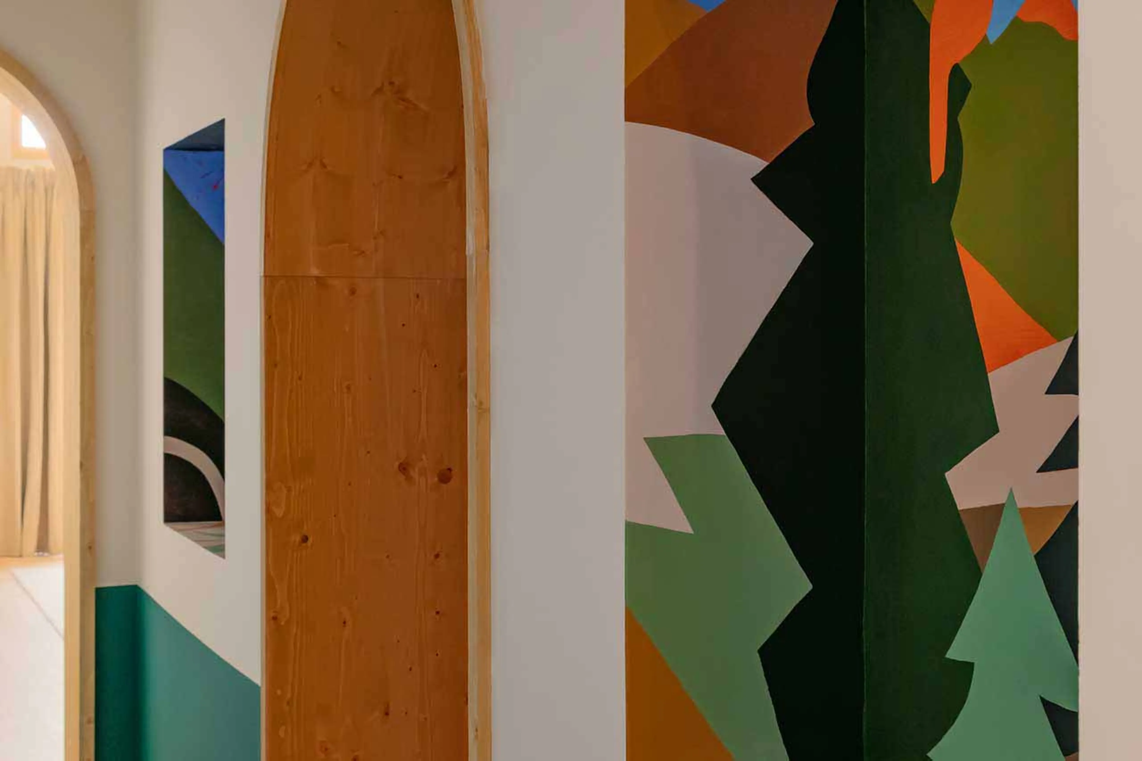 Hallway of Chalet Eglantine in Meribel