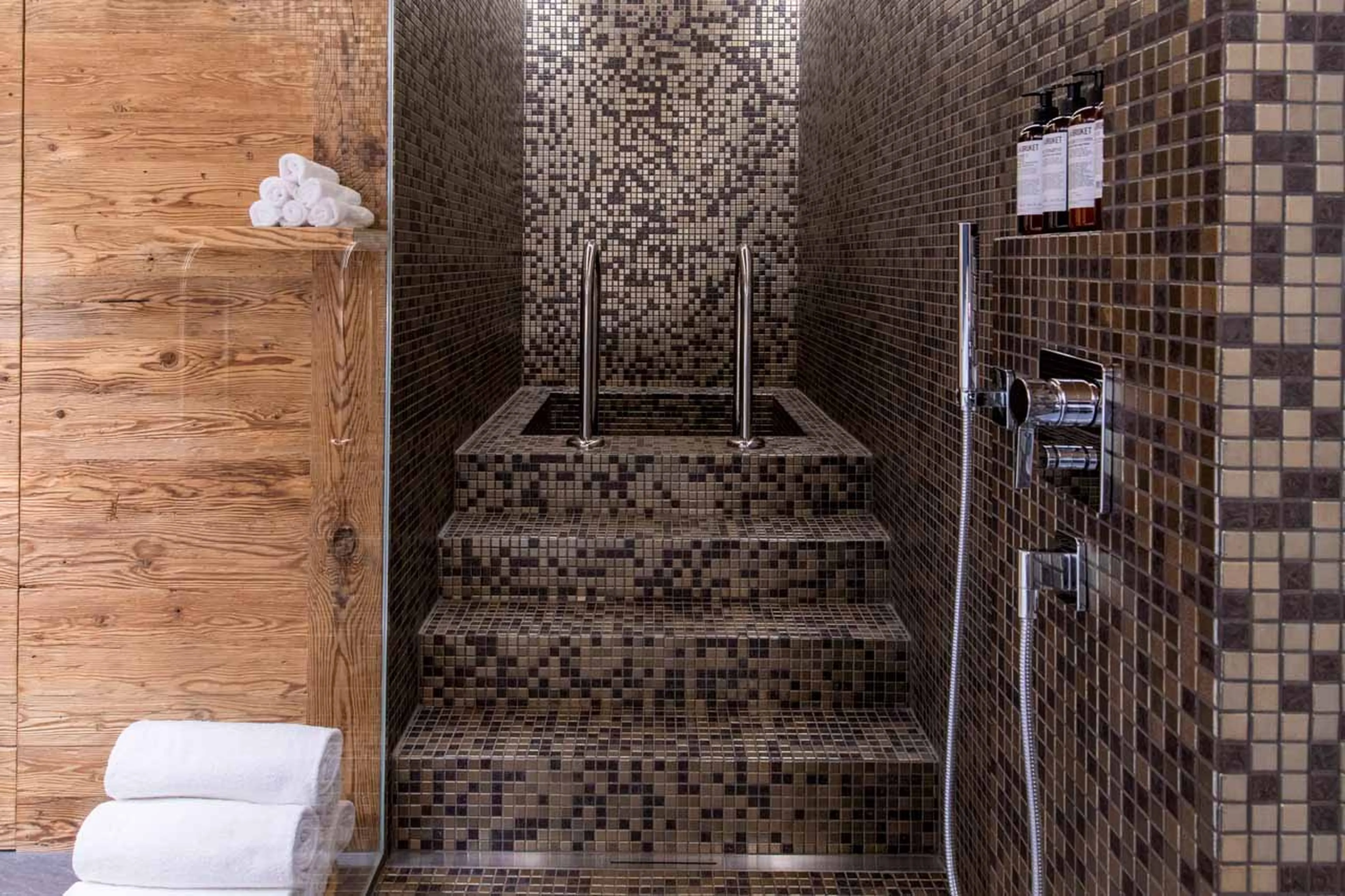 Plunge pool in Chalet Elbrus in Zermatt