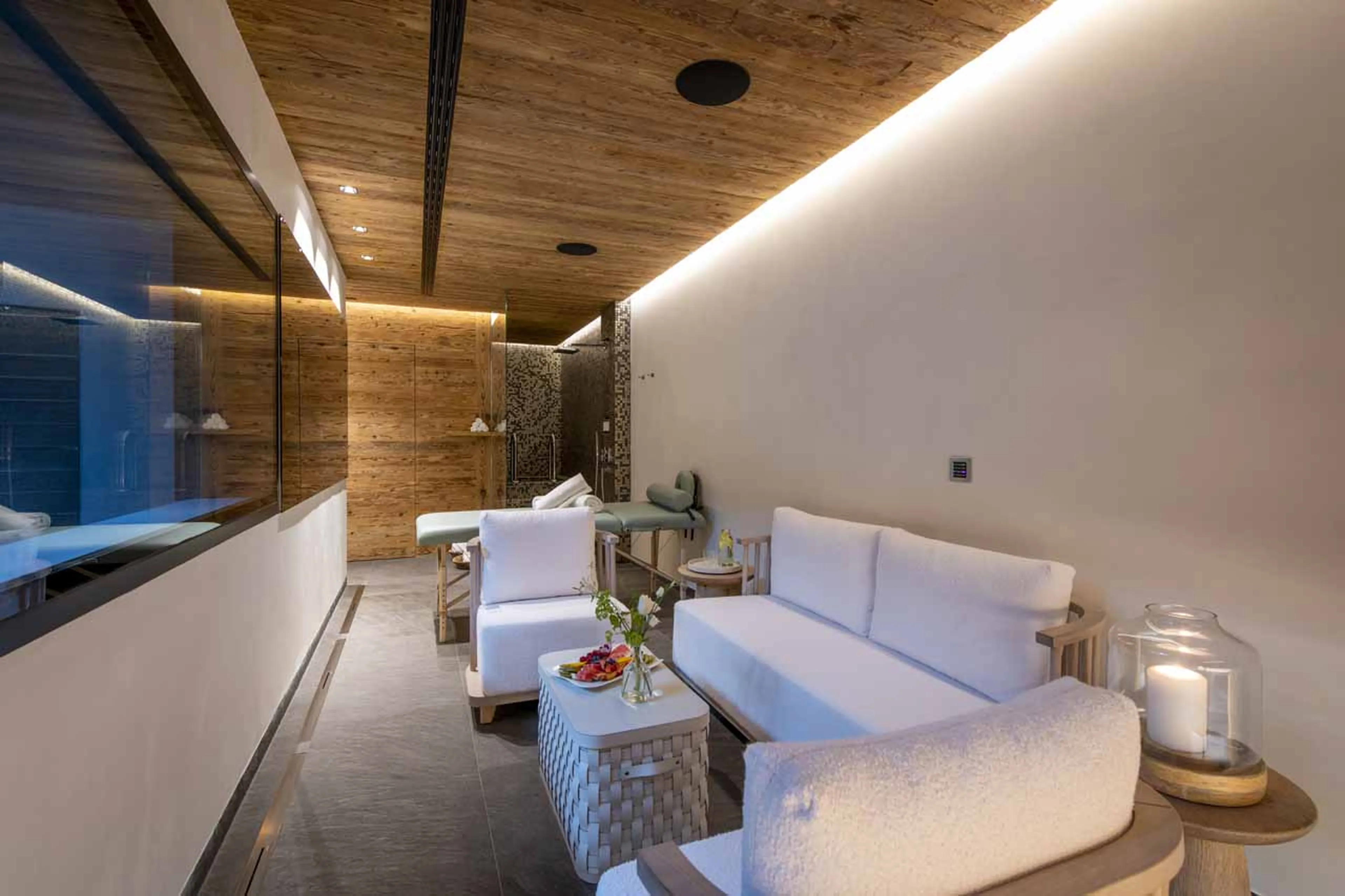 Spa area at Chalet Elbrus in Zermatt