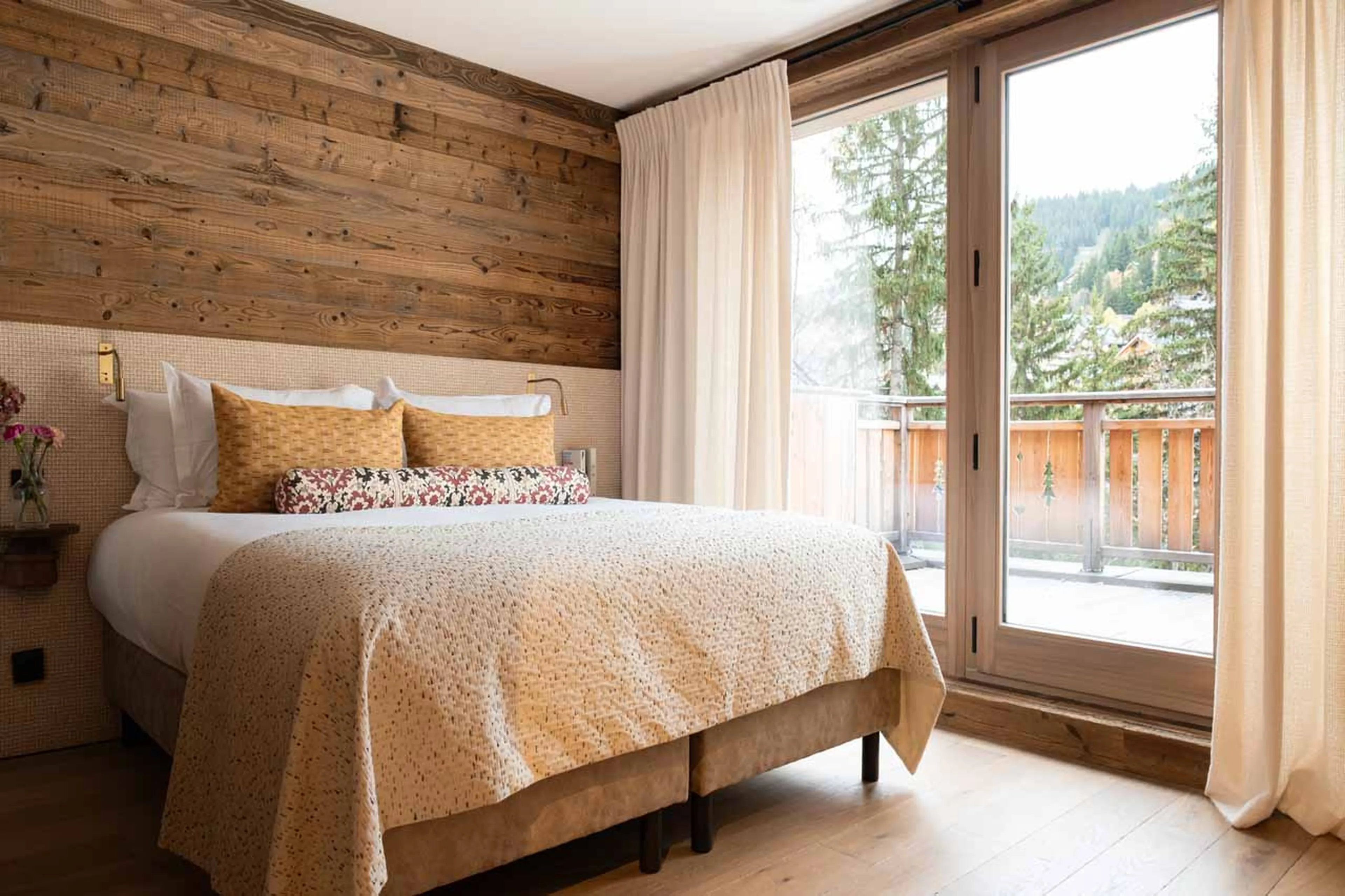 Bedroom 4 at Chalet Elegie in Meribel