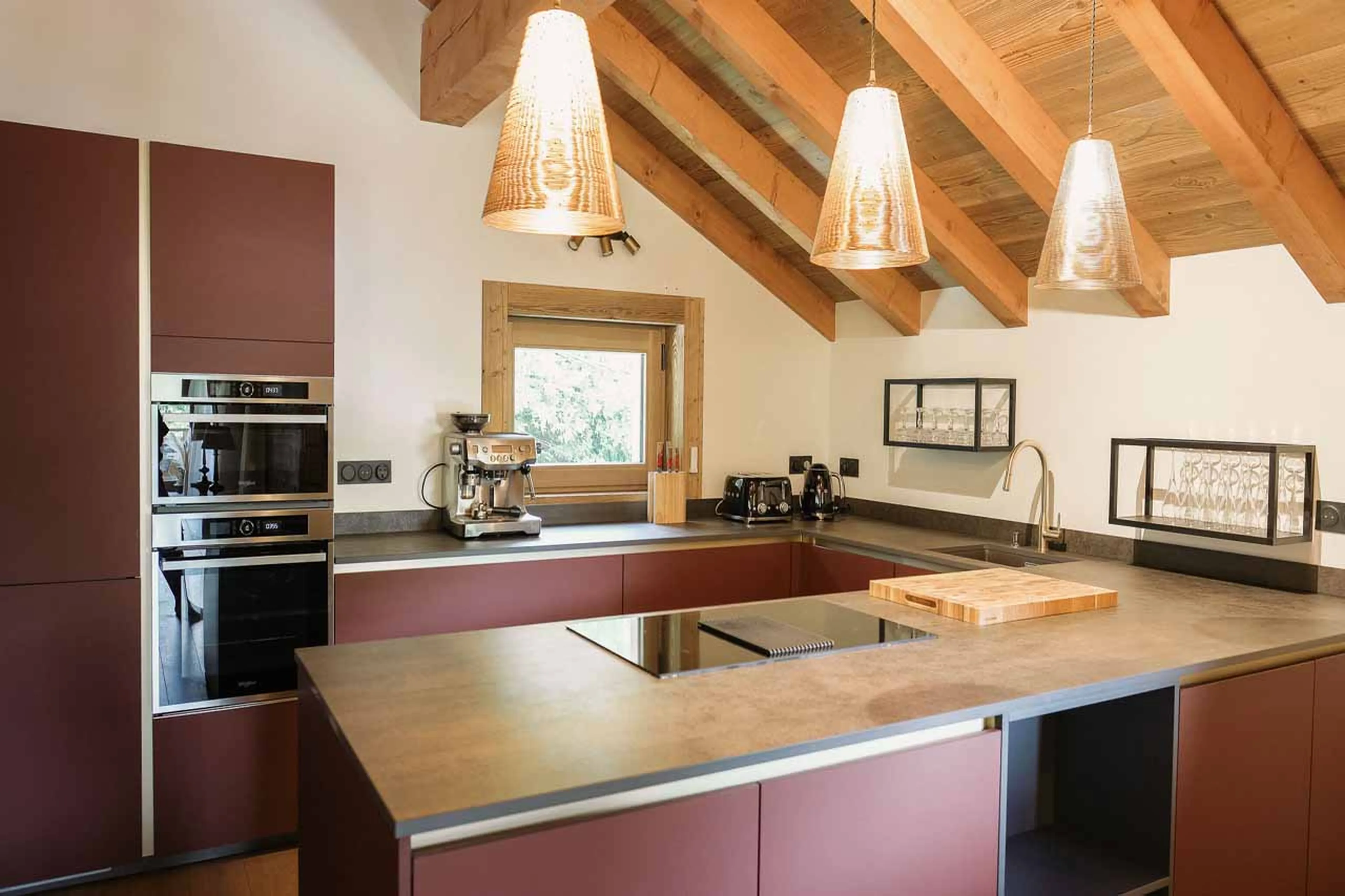 Kitchen at Chalet Elegie in Meribel