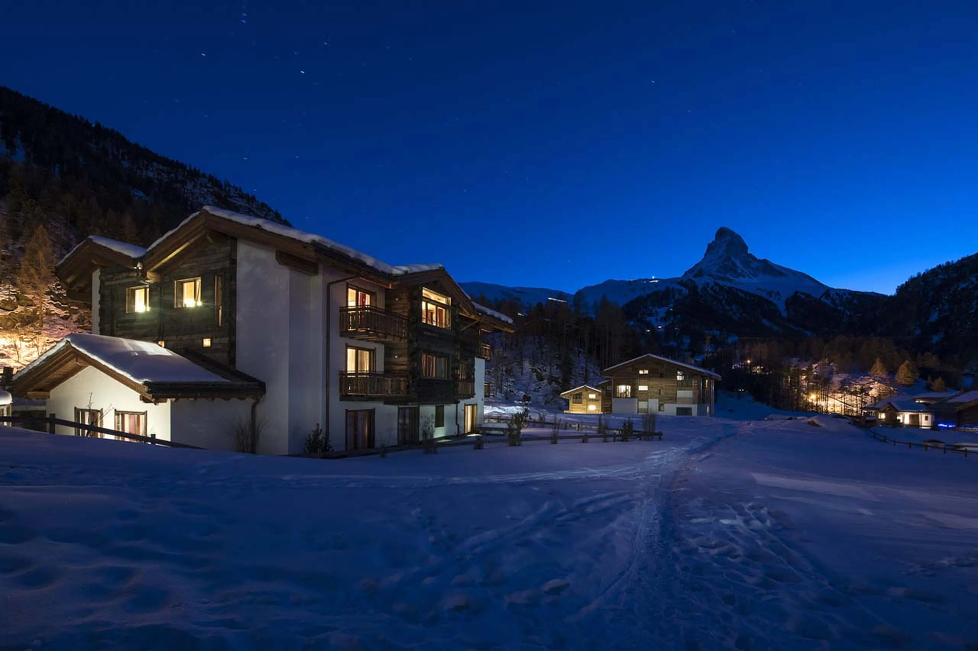 Peaceful spot of Chalet Elena in Zermatt