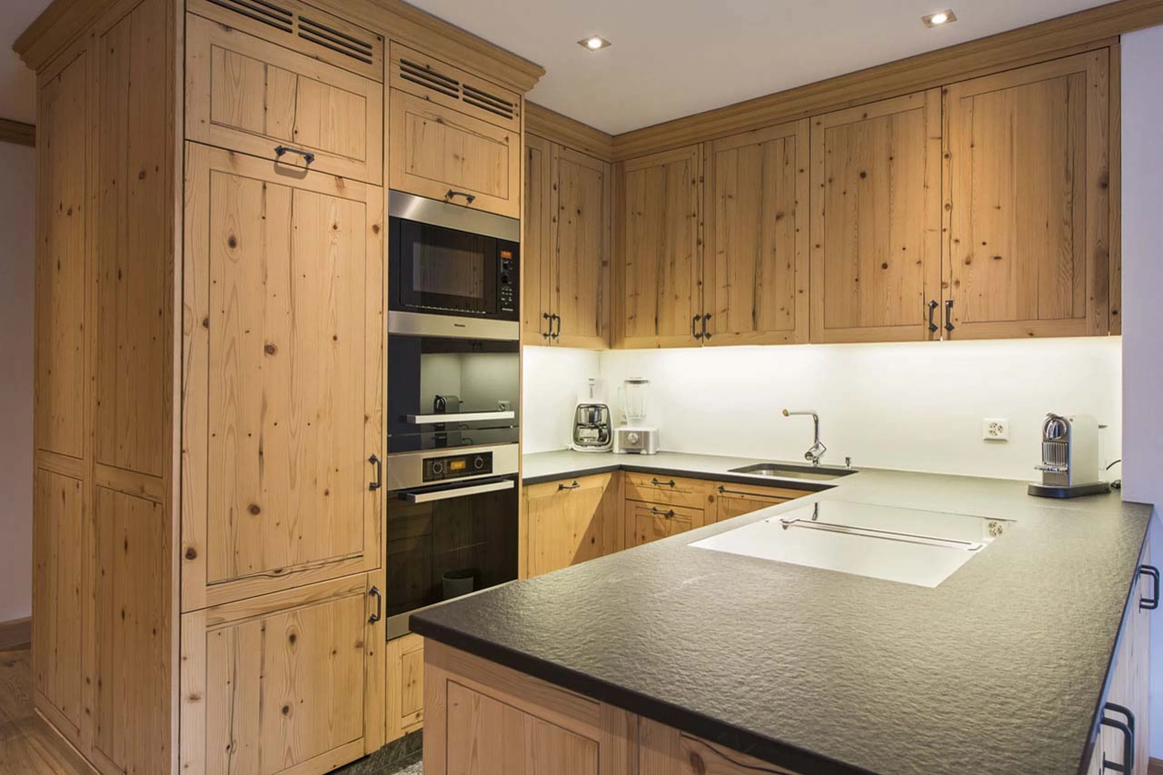 Kitchen of Chalet Elena in Zermatt