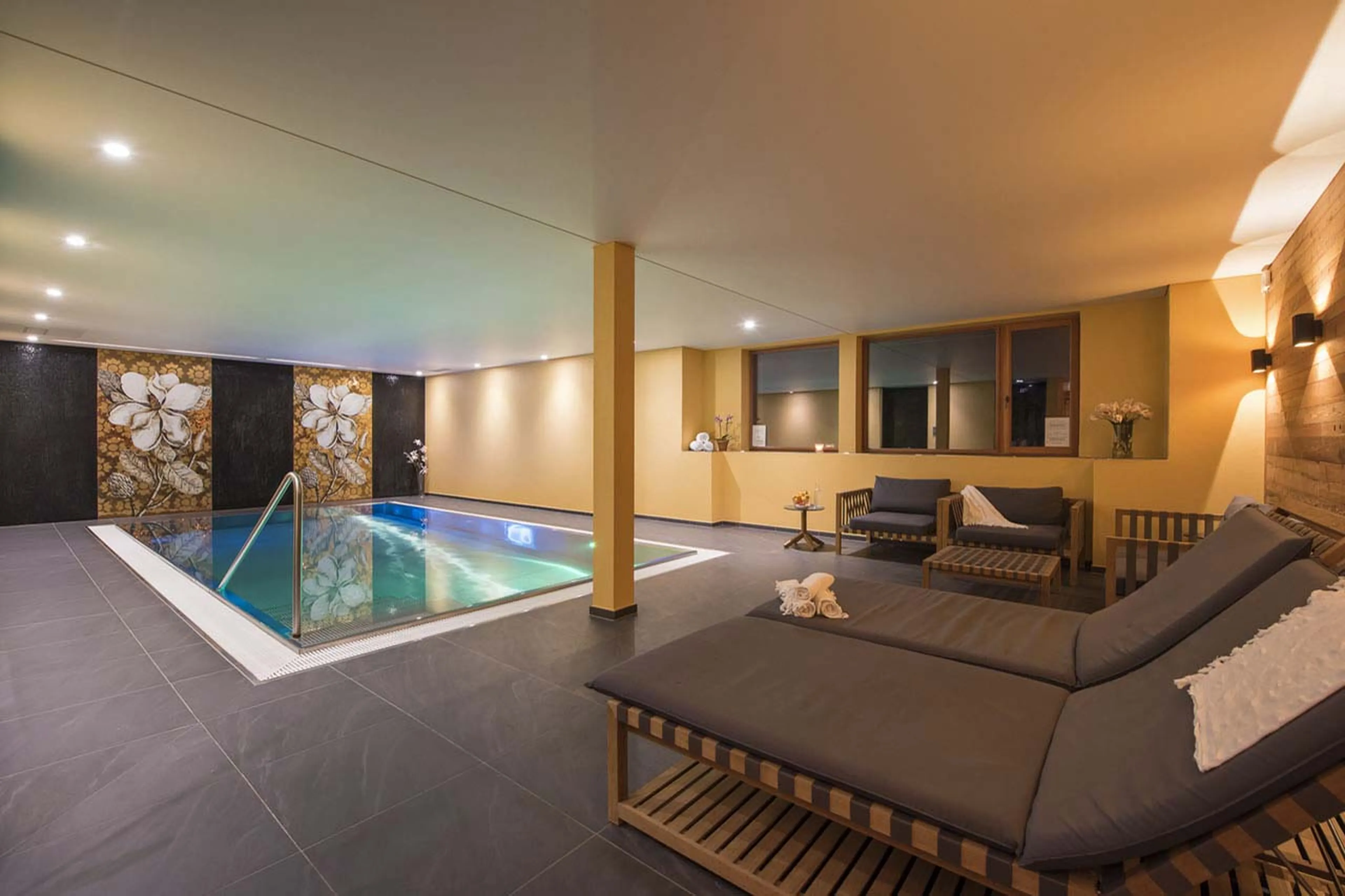 Indoor pool at Chalet Elena in Zermatt