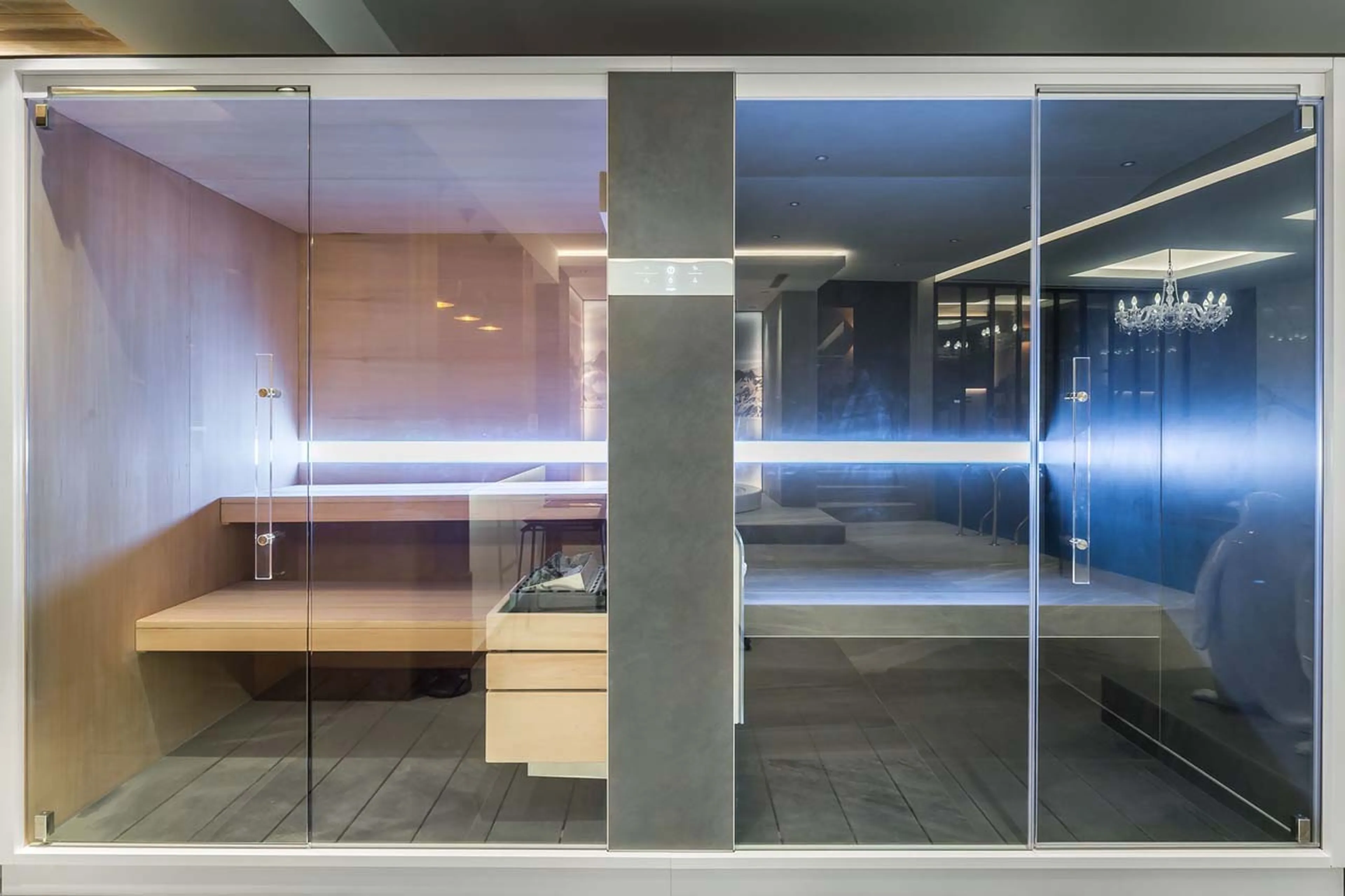 Hammam and sauna at Chalet Elixir in Courchevel 1850