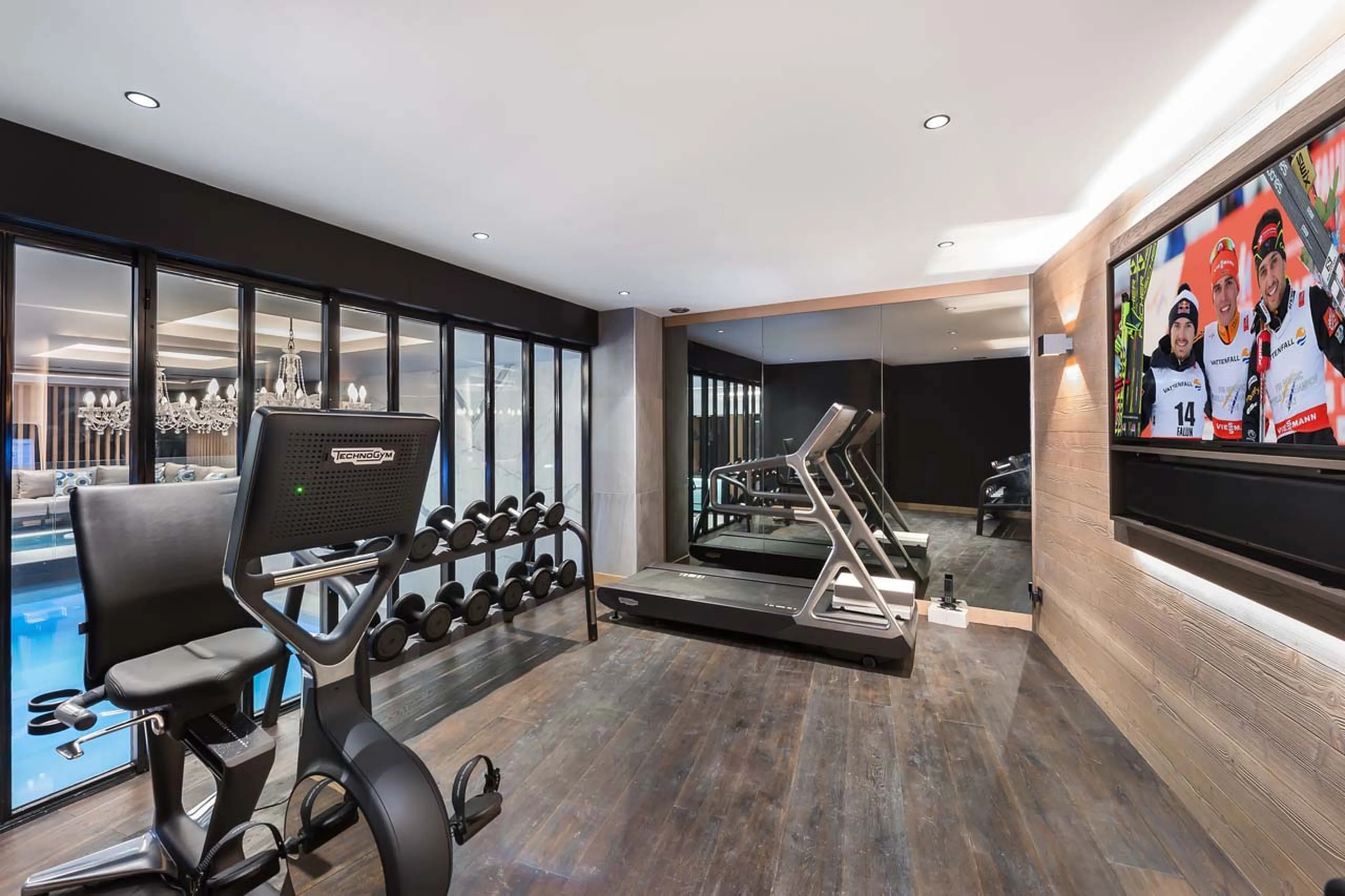 Gym at Chalet Elixir in Courchevel 1850