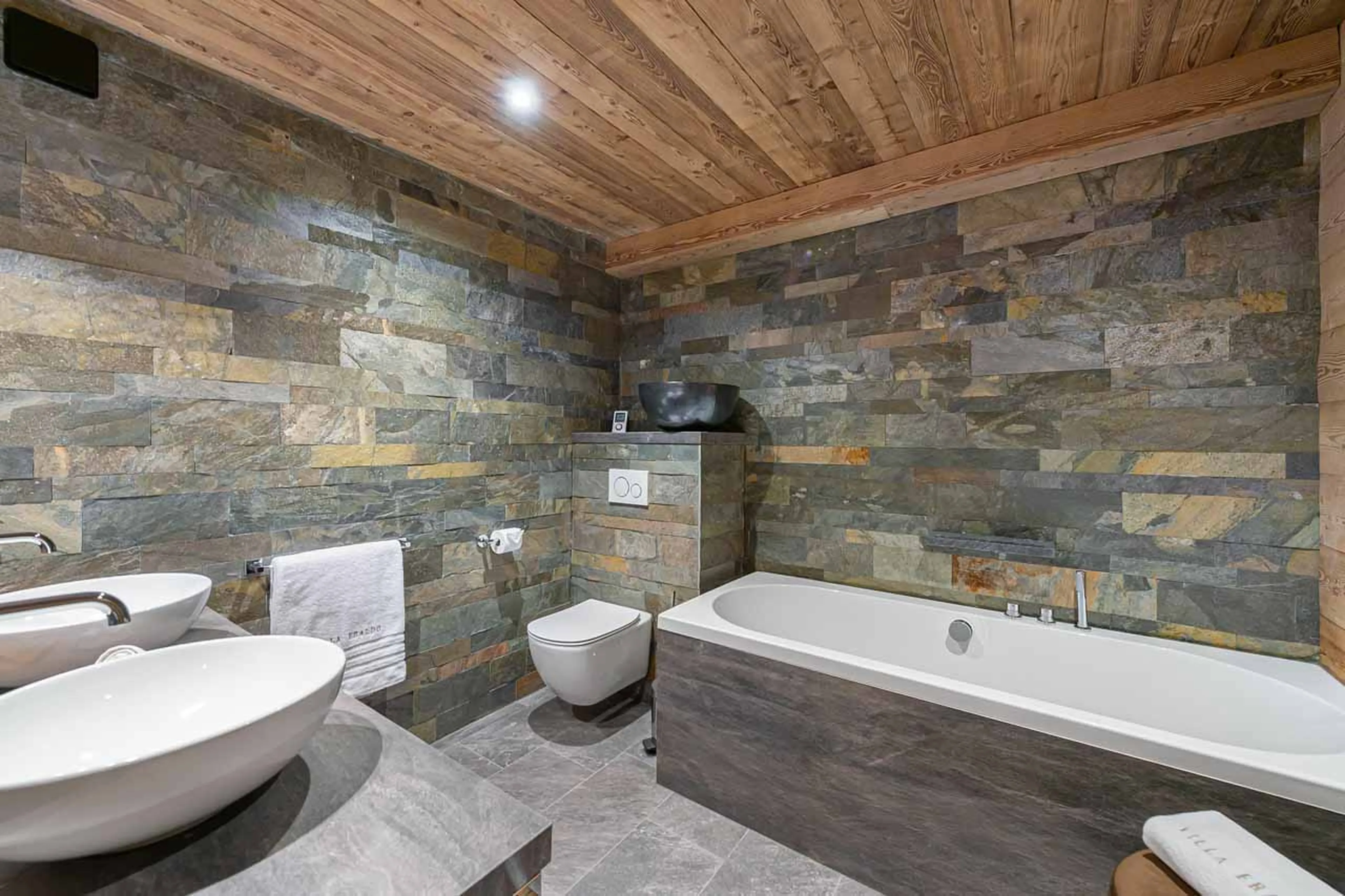 Bathroom one at Chalet Eraldo in Megeve