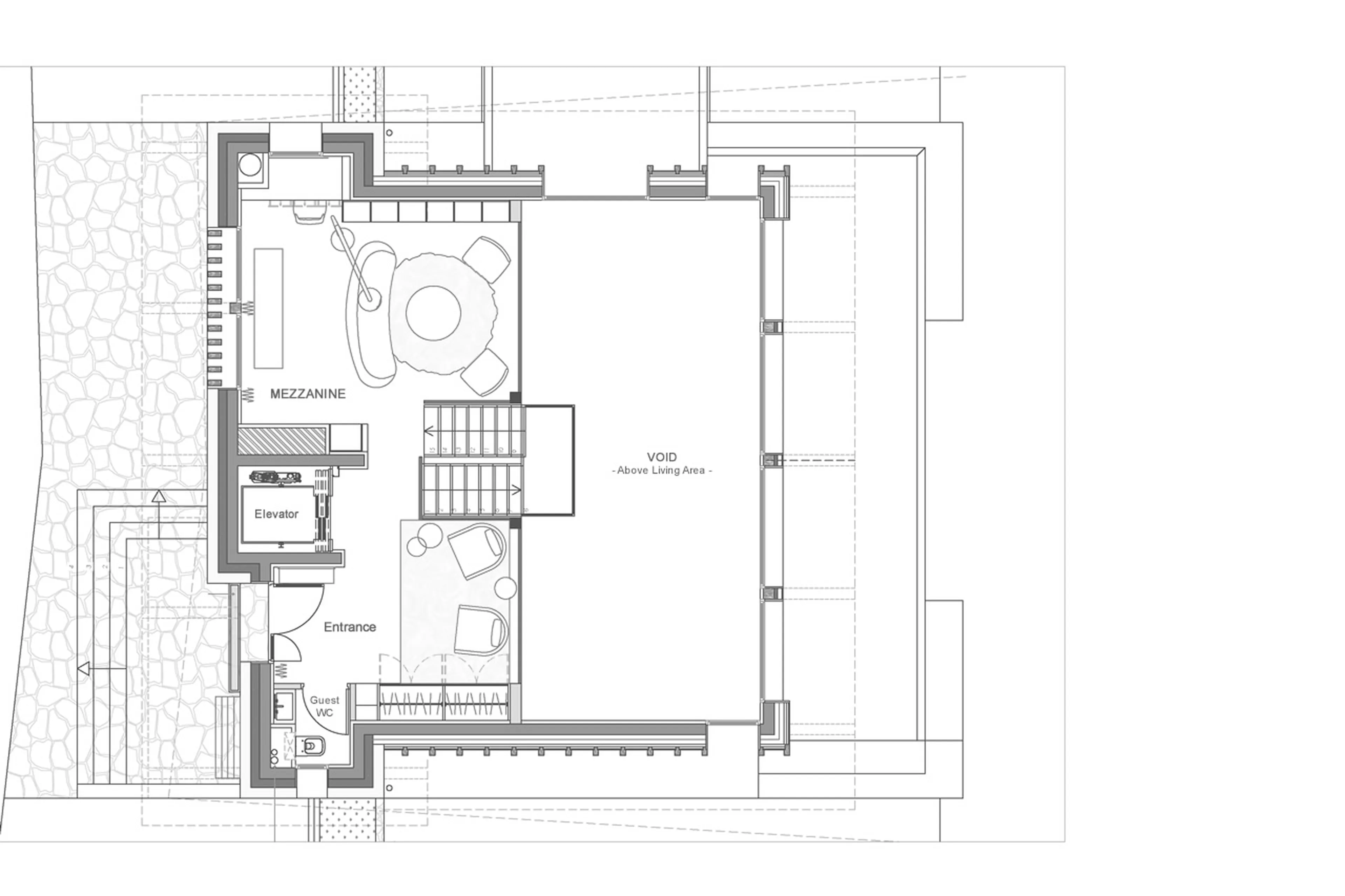 Level 4 floor plan of Chalet Escapade in St Martin de Belleville