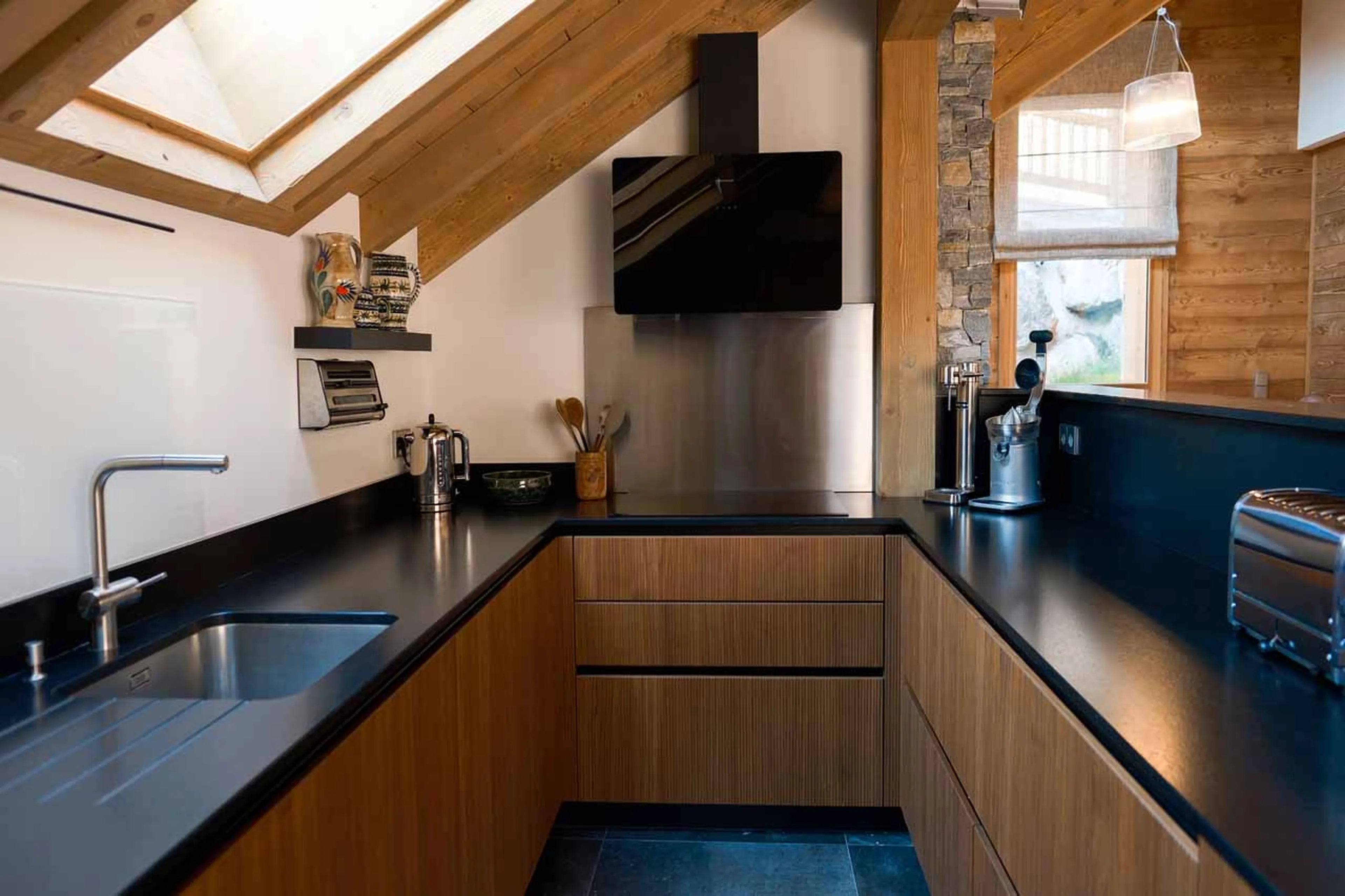 Kitchen at Etoile des Neige in Meribel