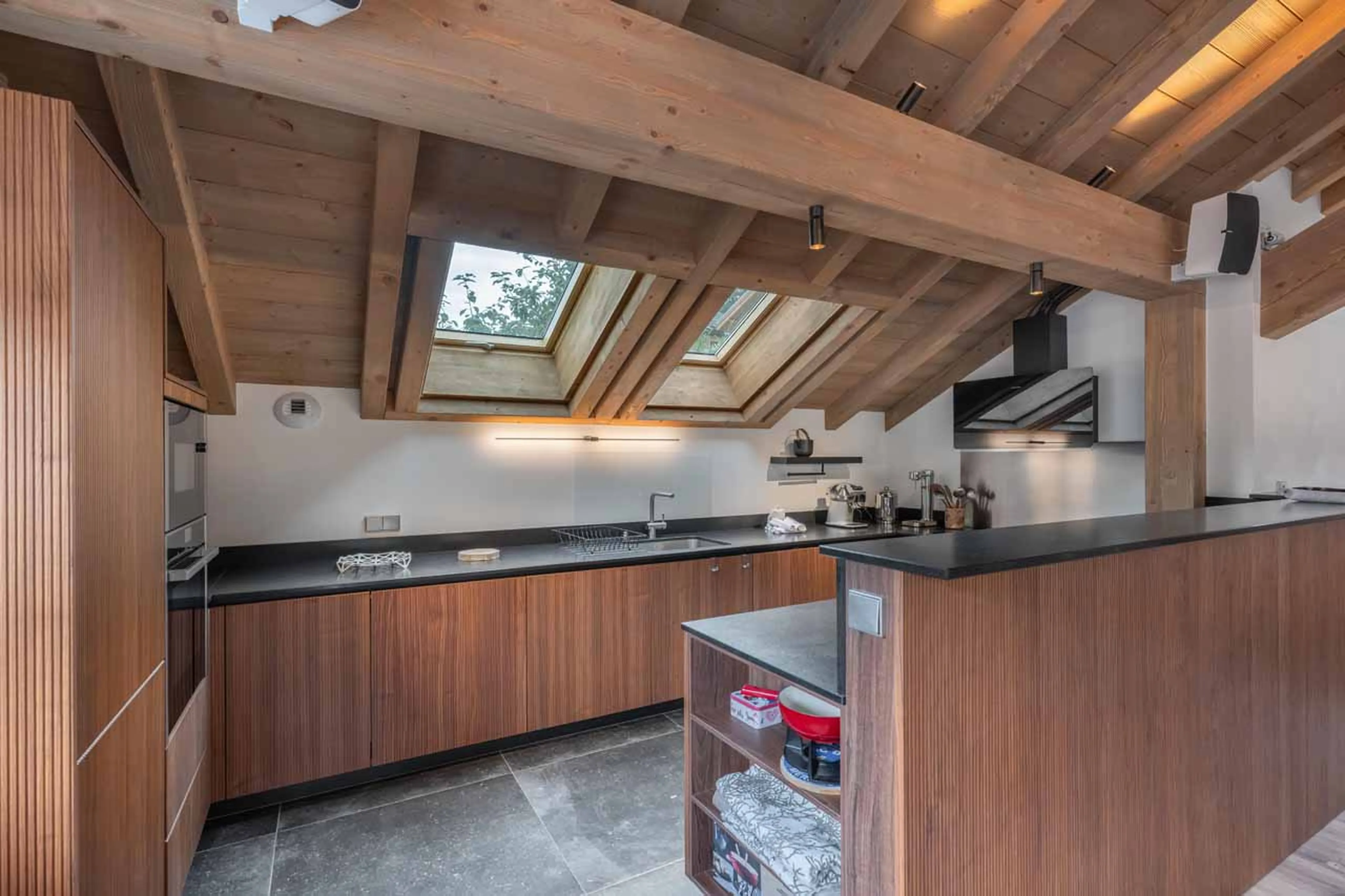 Kitchen at Etoile des Neige in Meribel