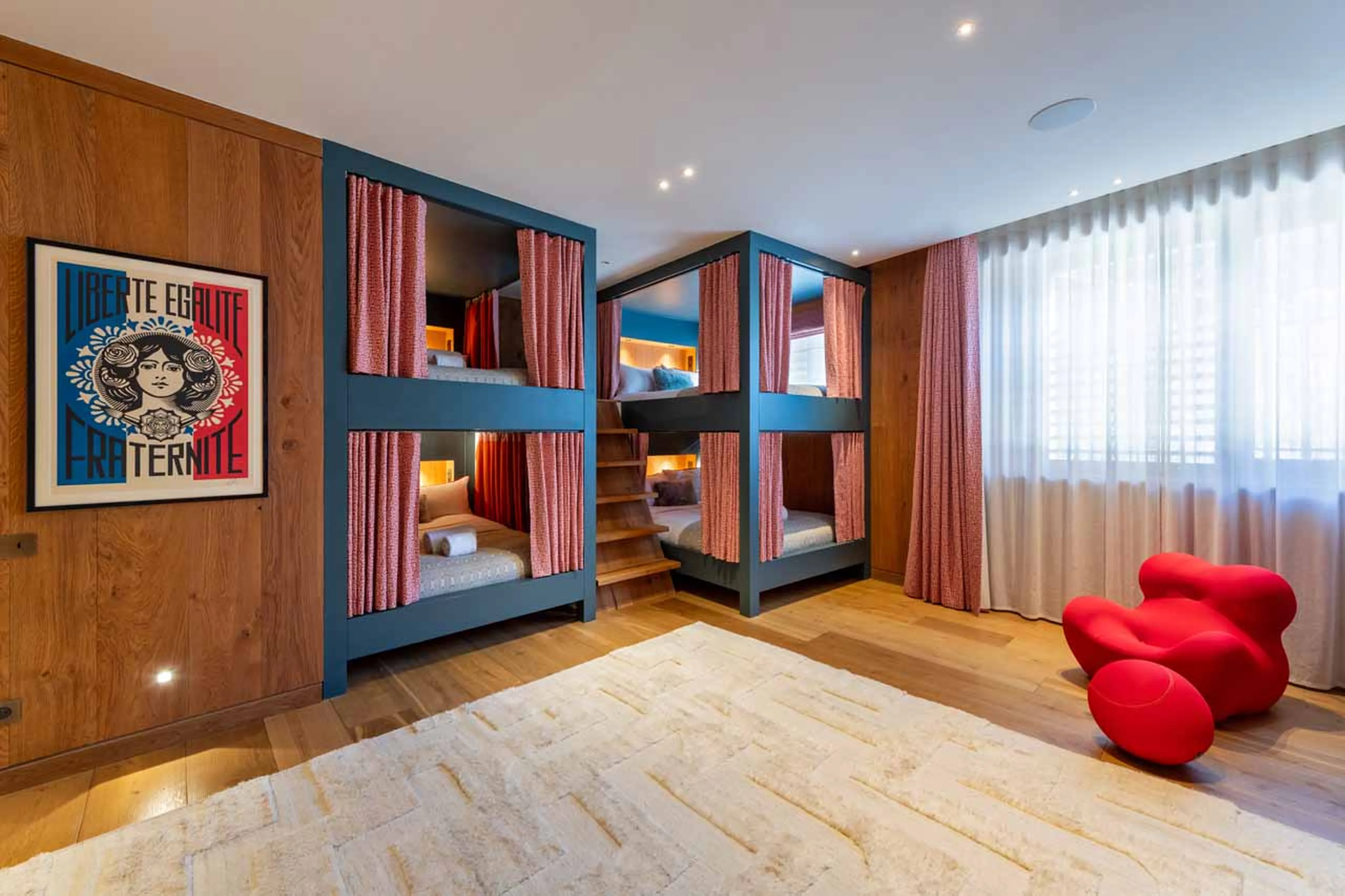 Bedroom one at Chalet Etoile du Nord - East Wing in Val d'Isere