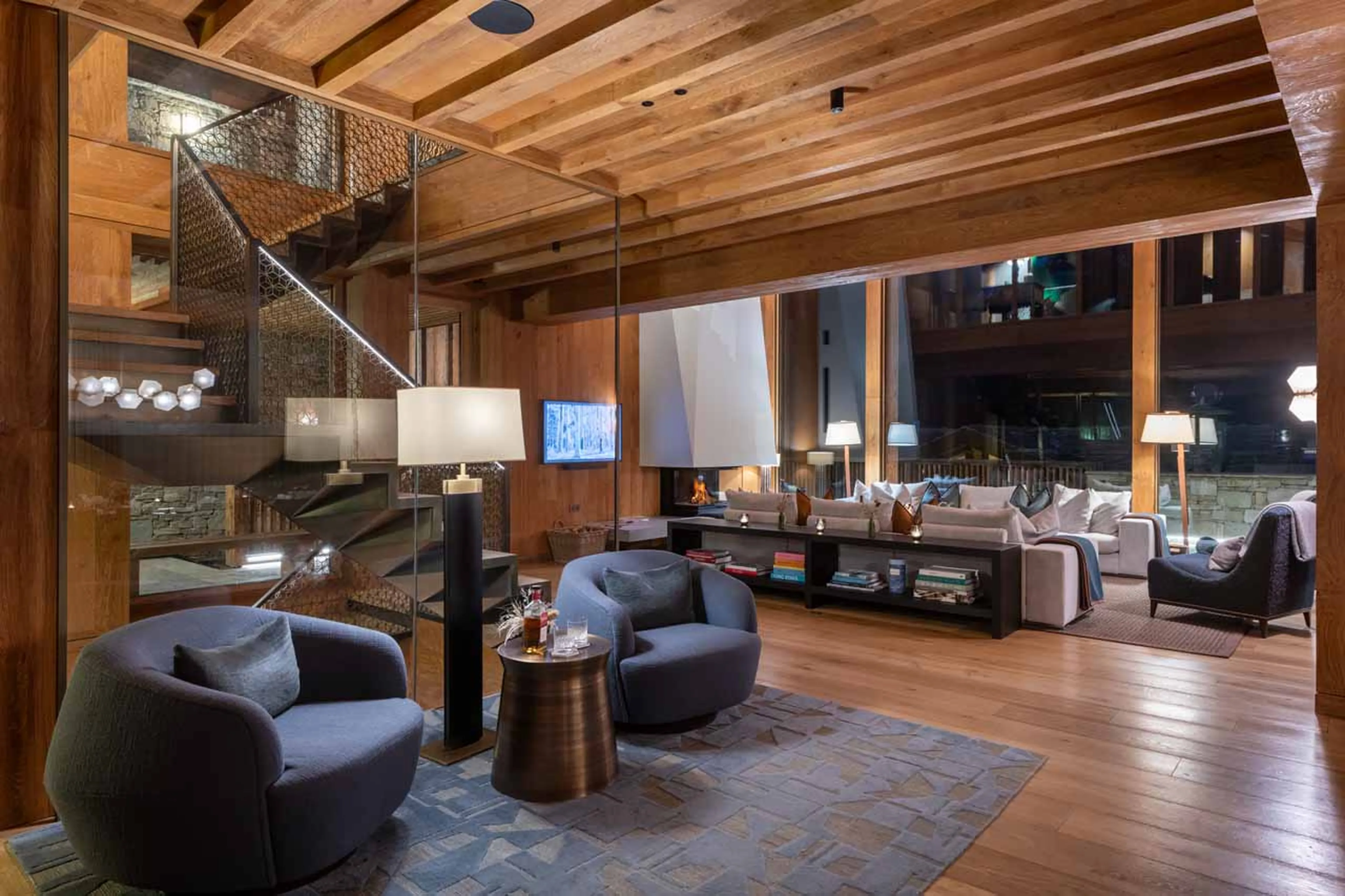 Armchairs to relax in at Chalet Etoile du Nord - East Wing in Val d'Isere