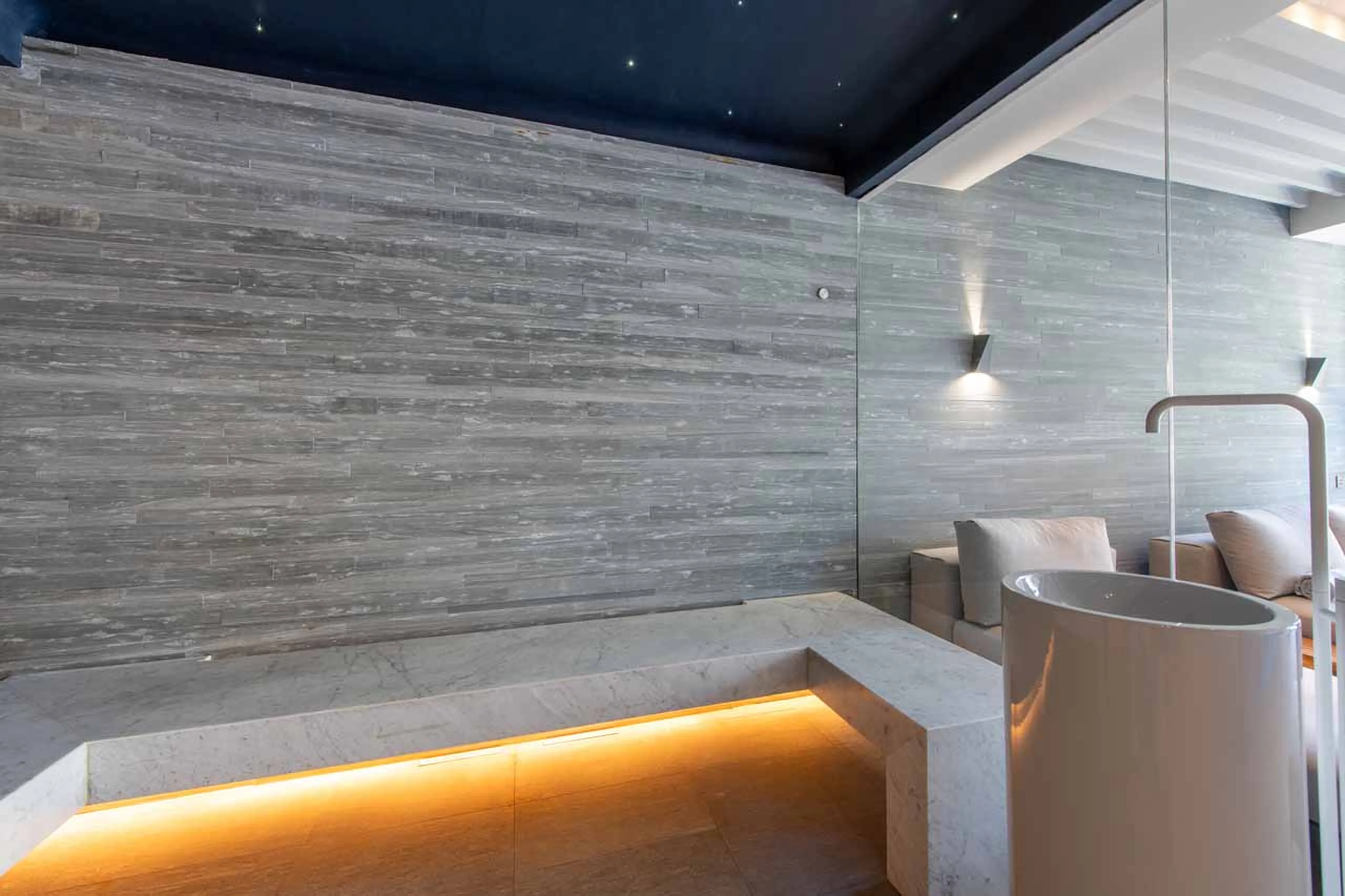 Shower & steam room at Chalet Etoile du Nord - East Wing in Val d'Isere