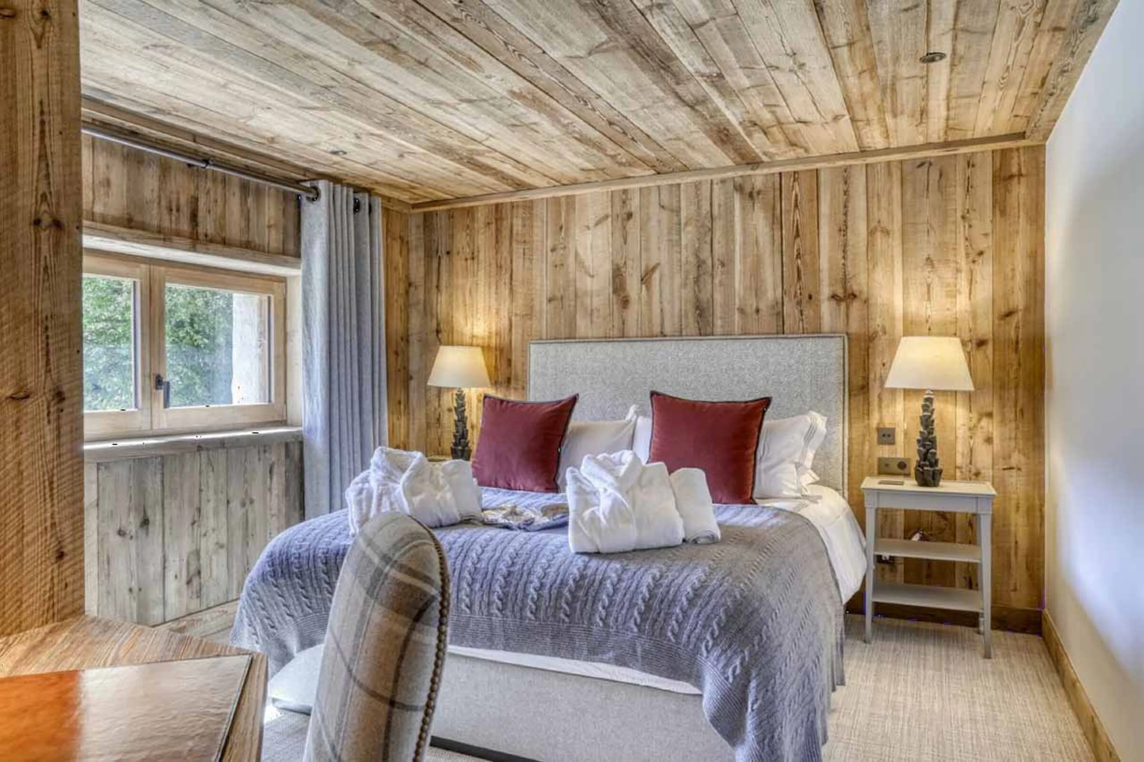 Bedroom 2 at Chalet Etoile du Nord in Megeve