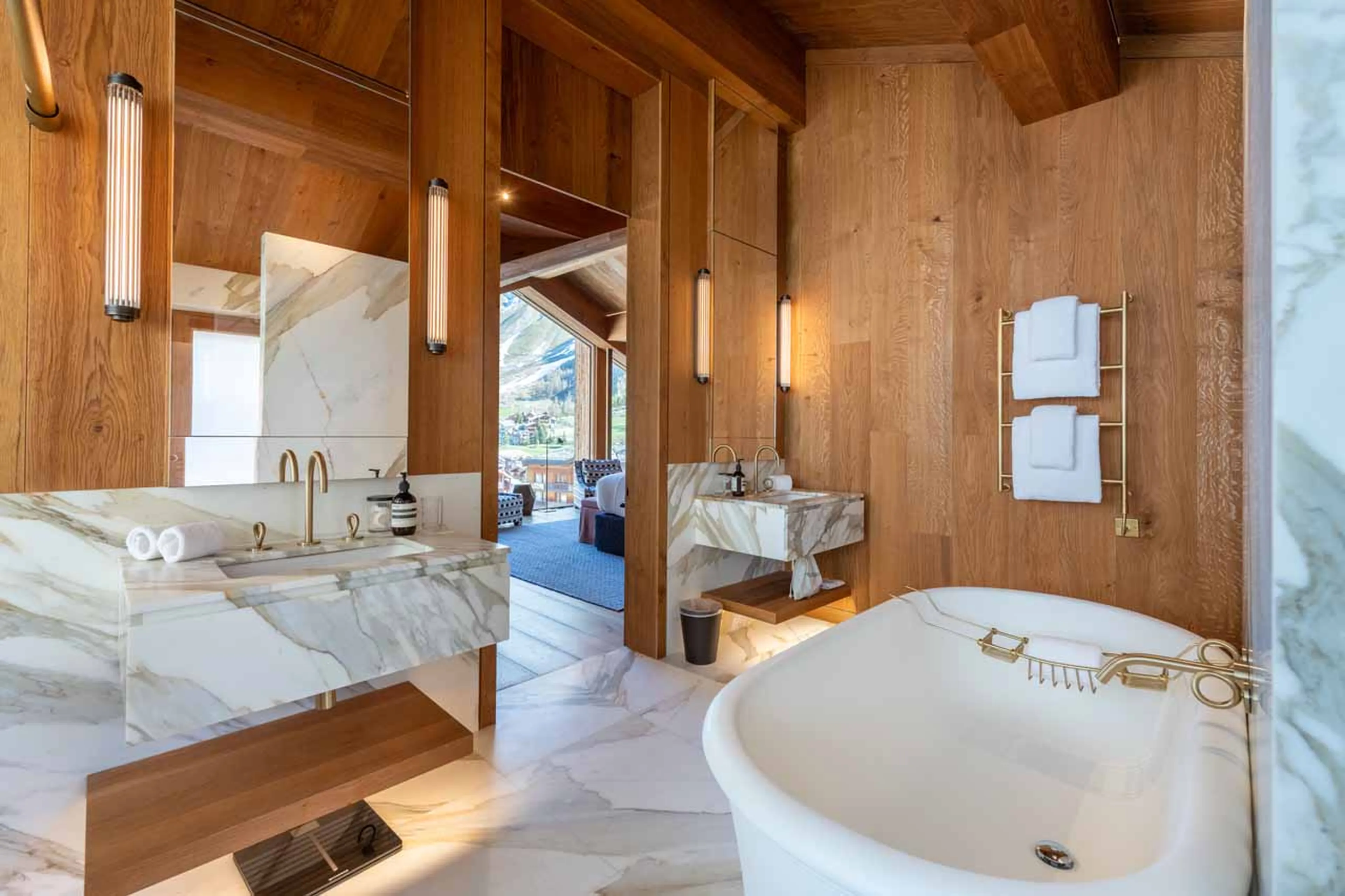 Bathroom one at Chalet Etoile du Nord - West Wing in Val d'Isere