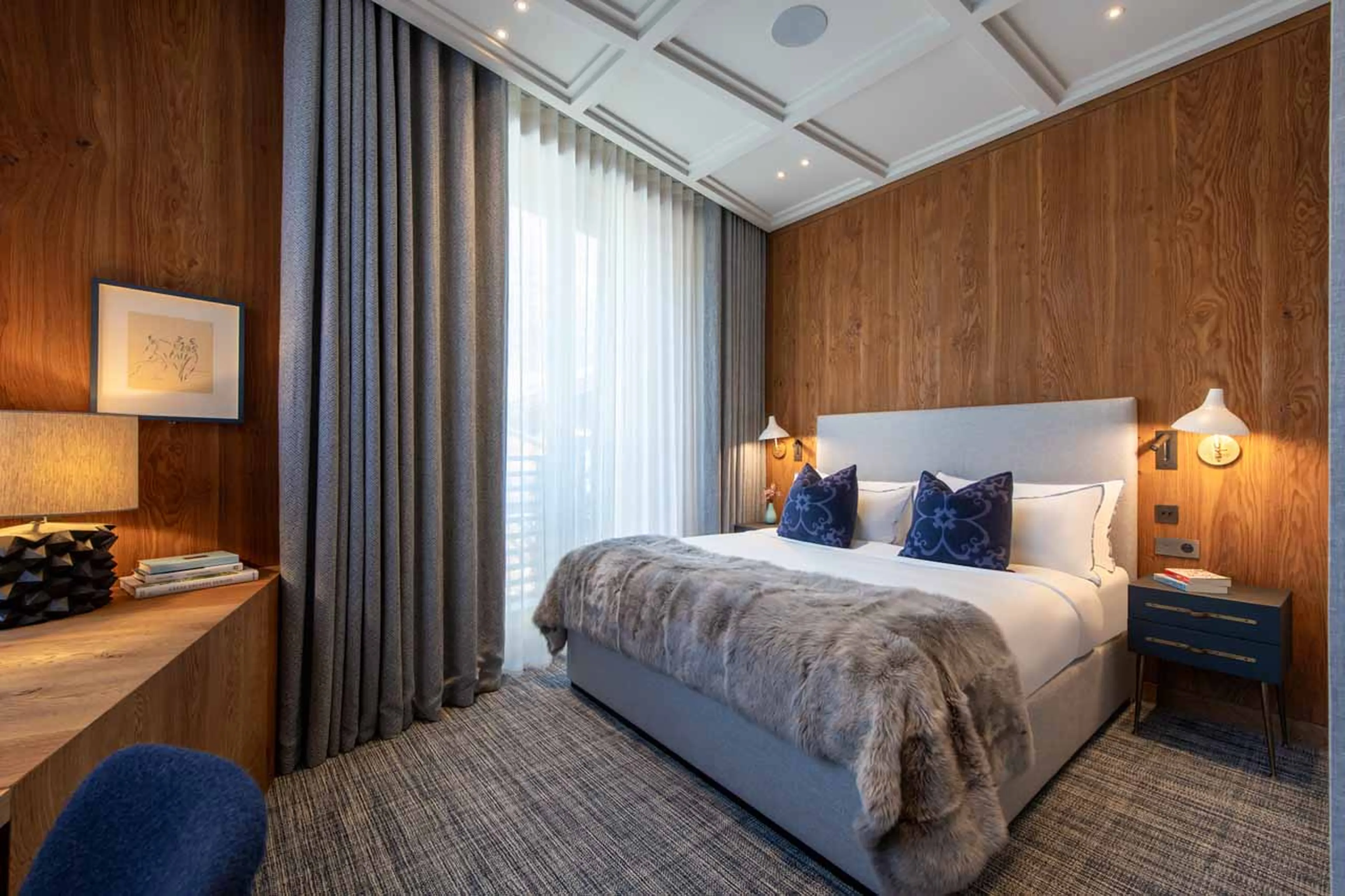 Bedroom three at Etoile du Nord West in Val d'Isere