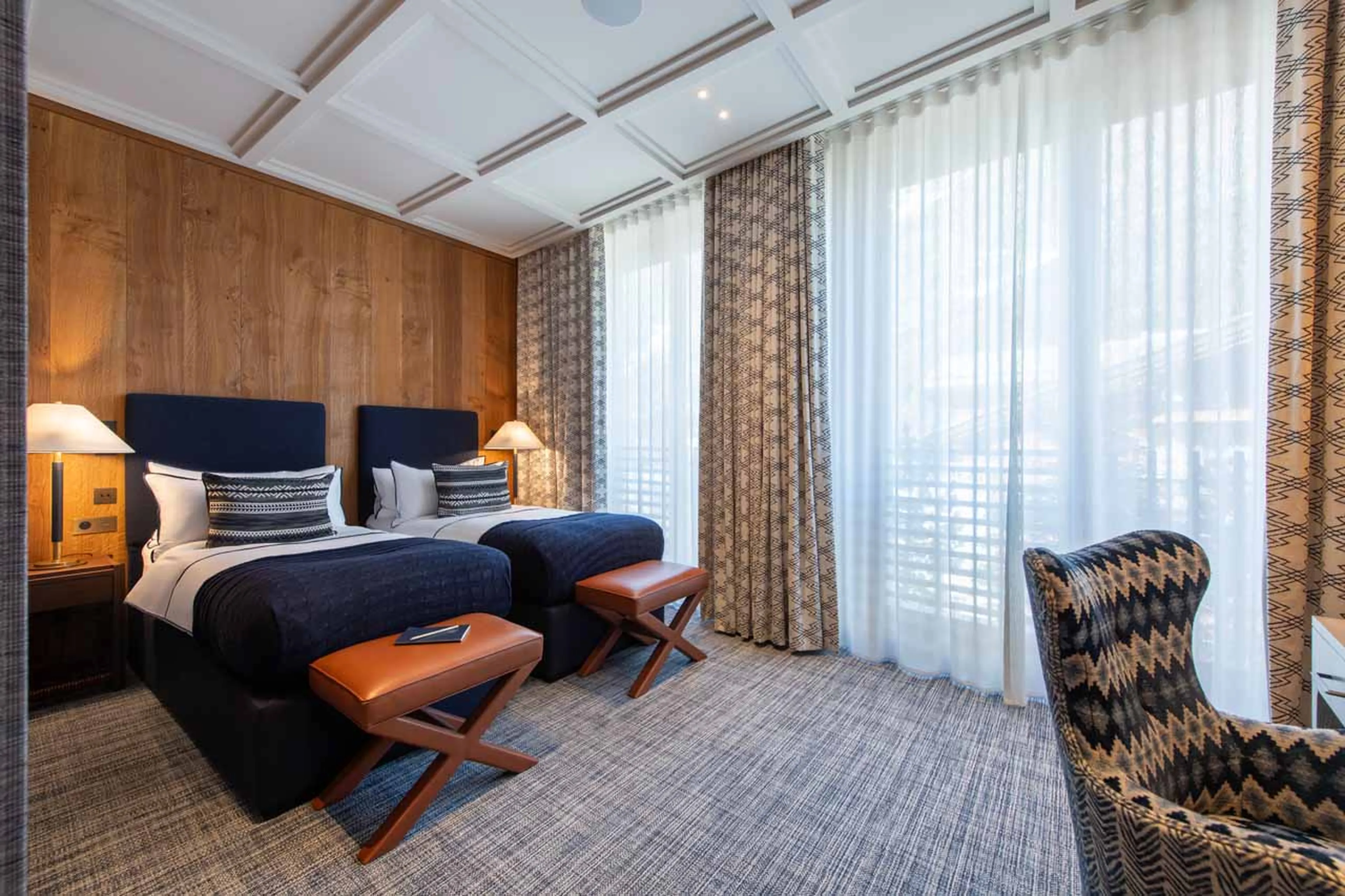 Bedroom four at Chalet Etoile du Nord - West Wing in Val d'Isere