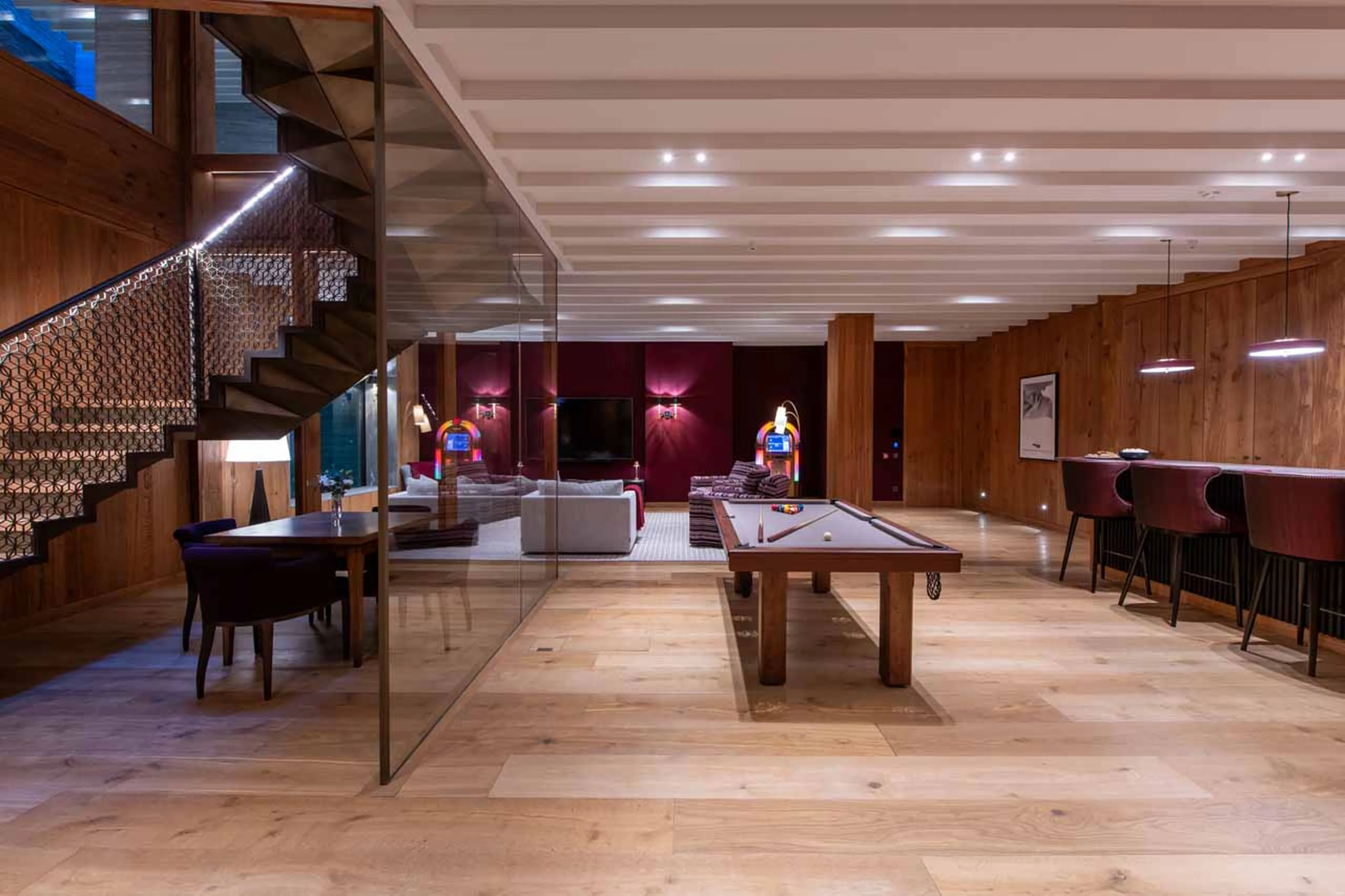 Pool table at Etoile du Nord West in Val d'Isere