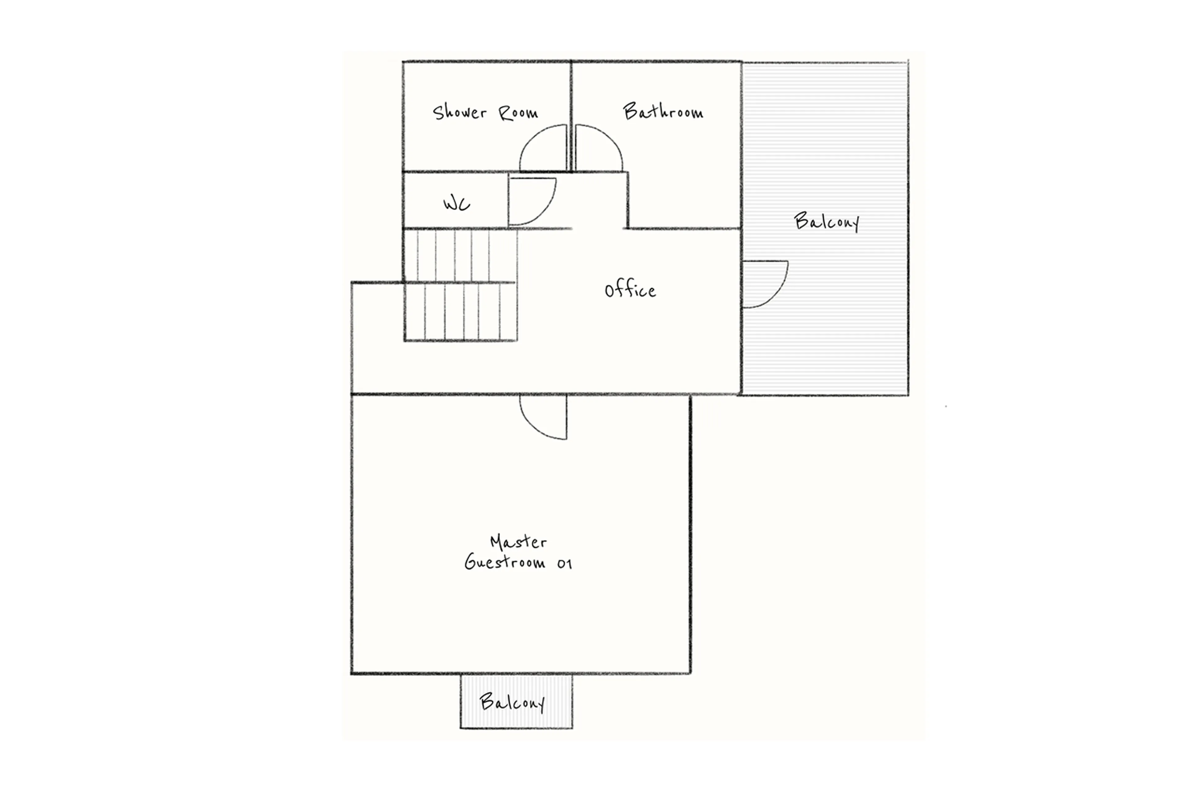 Level 1 floor plans for Etoile des Neige in Meribel