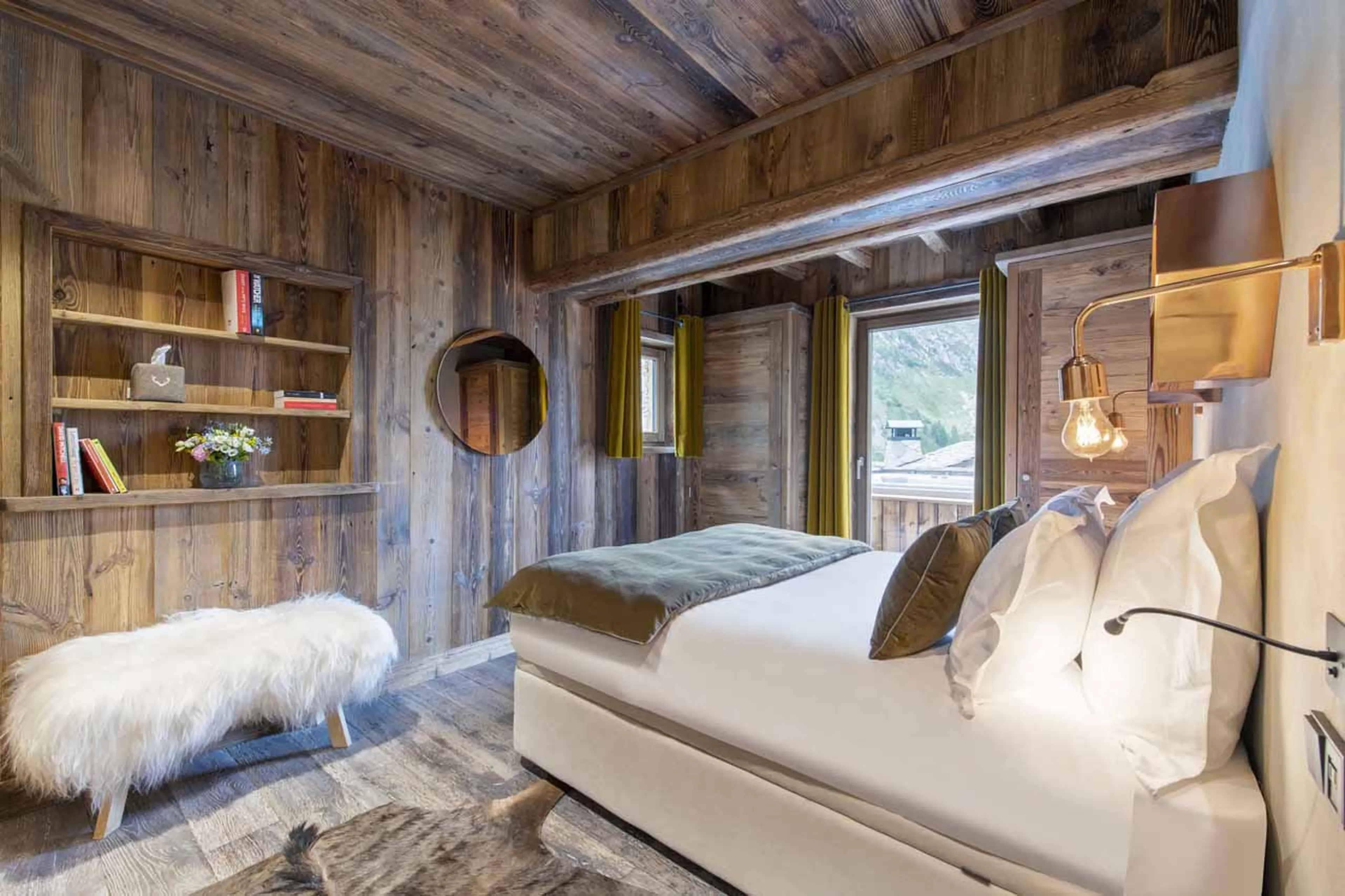 Bedroom four at Chalet Face a Face in Val d'Isere