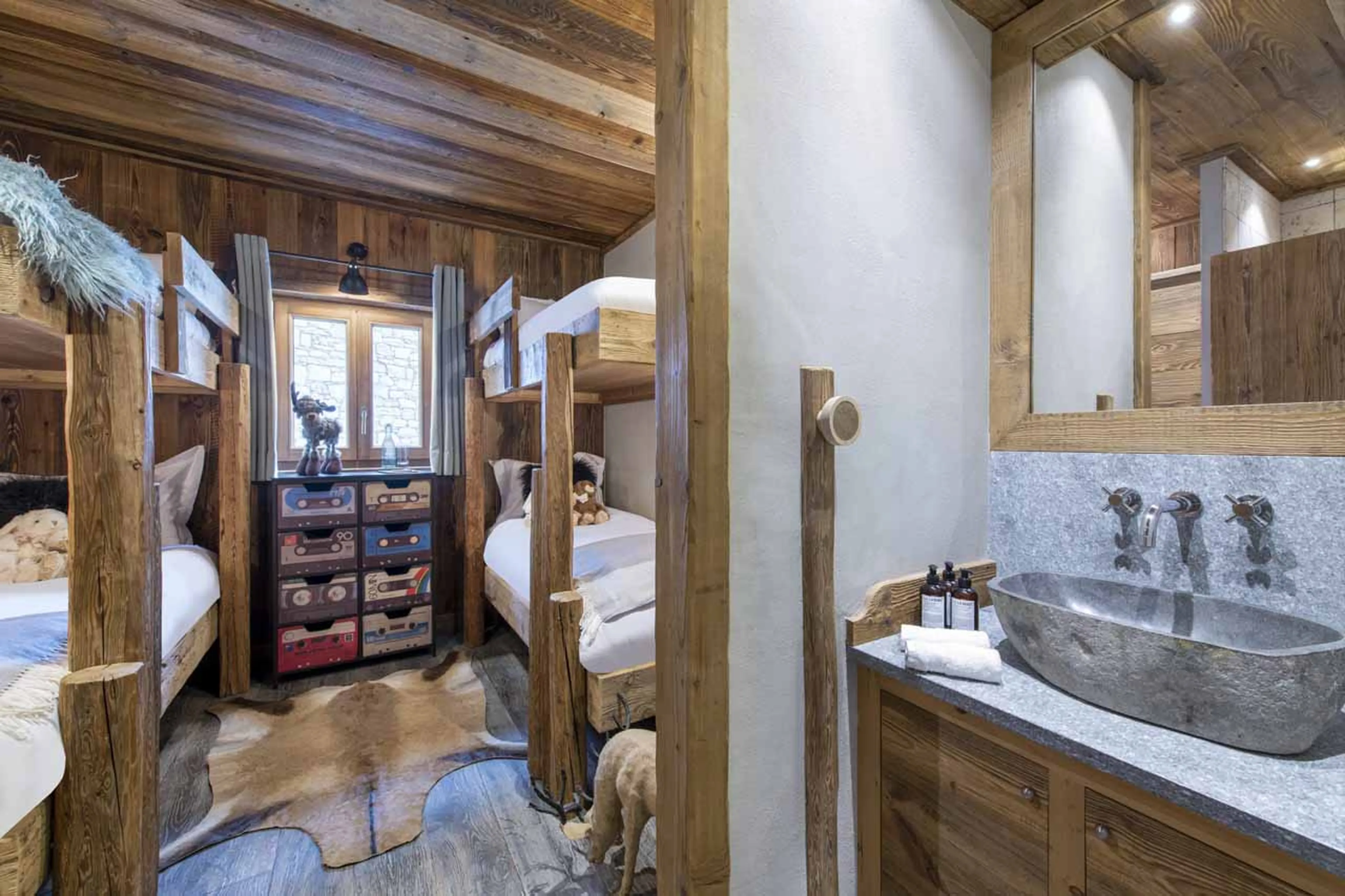 Shower room six at Chalet Face a Face in Val d'Isere