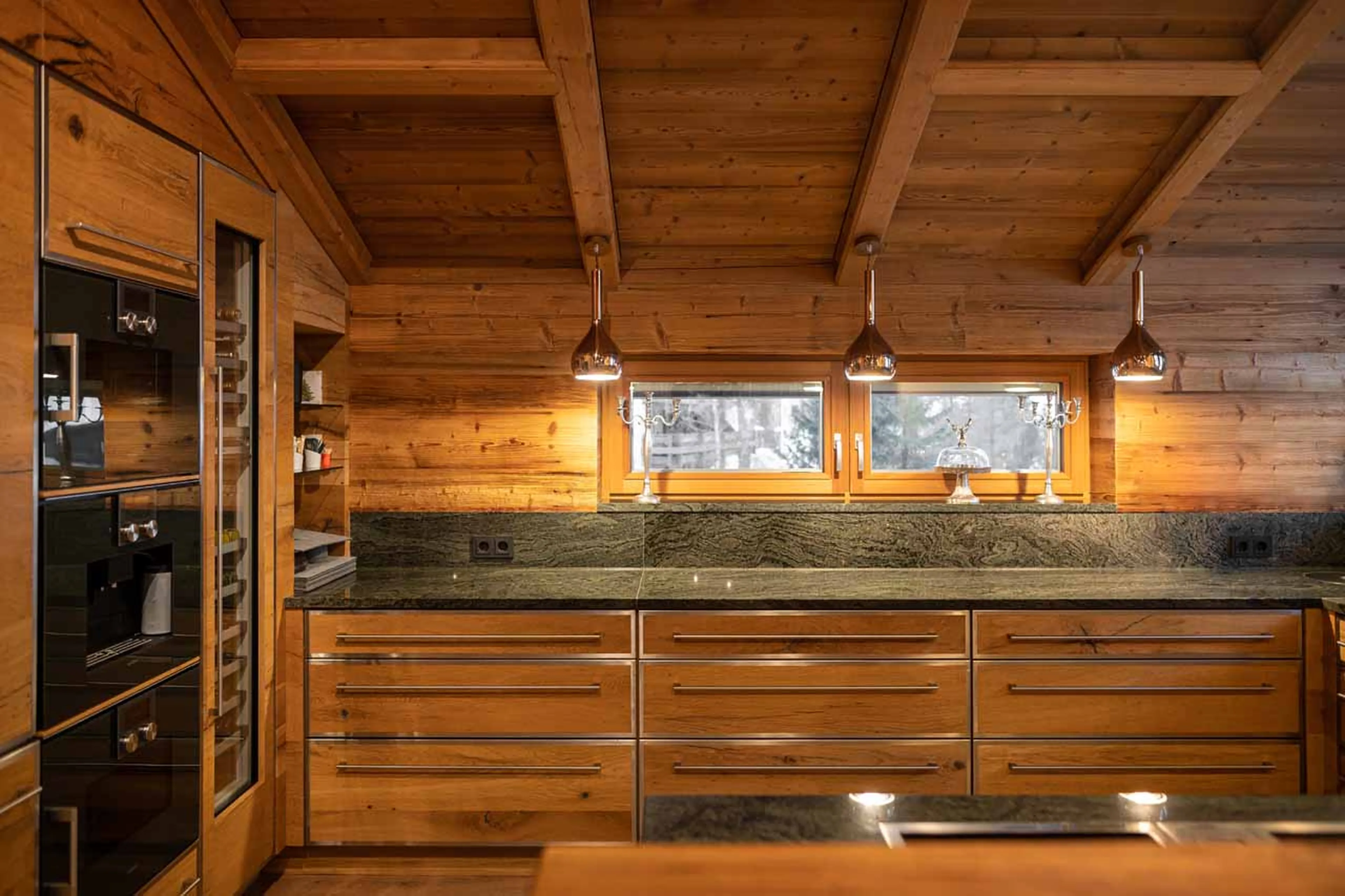 Kitchen at Chalet Falcon in Lech