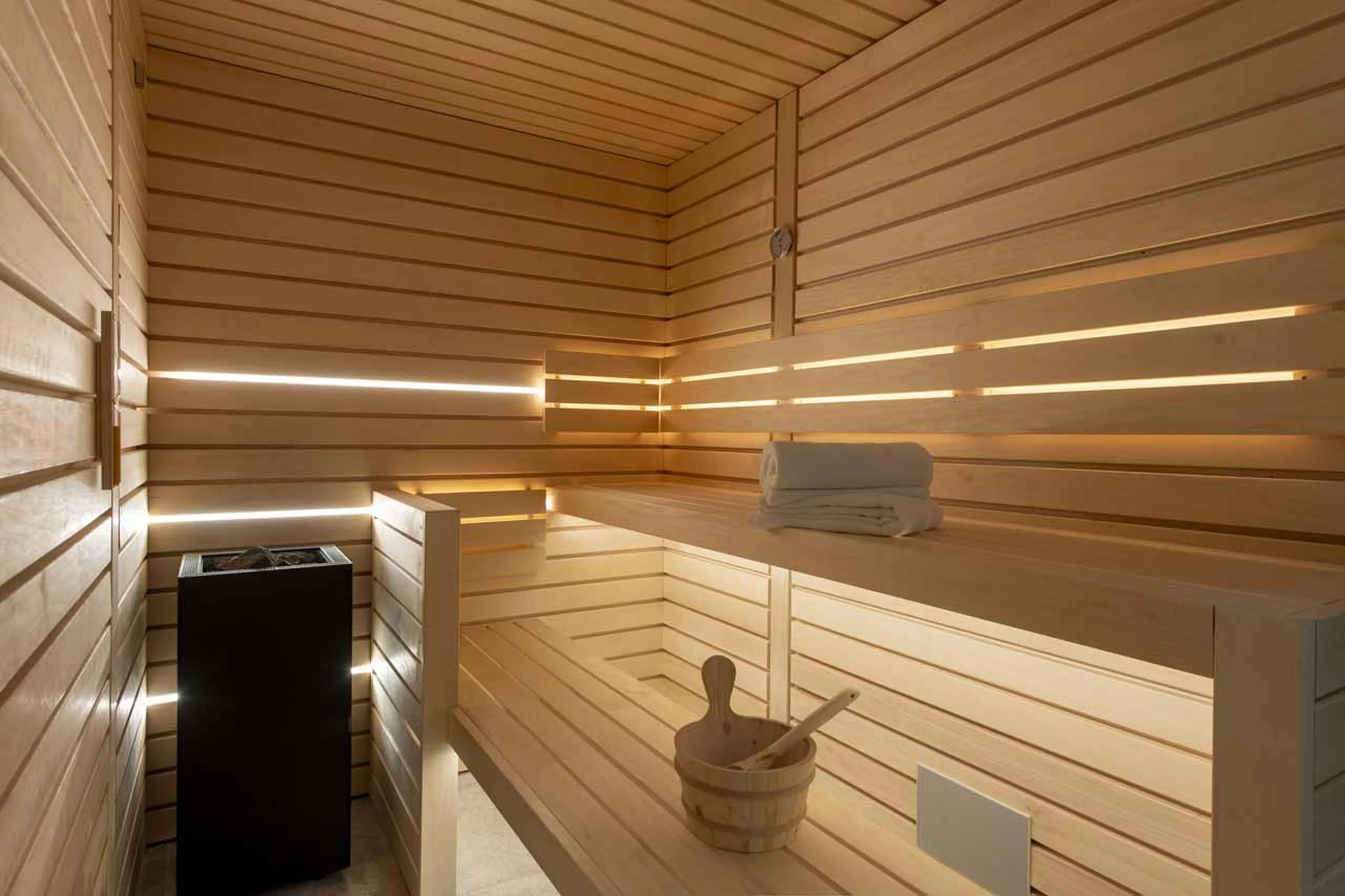 Sauna in Chalet Fika, Les Gets