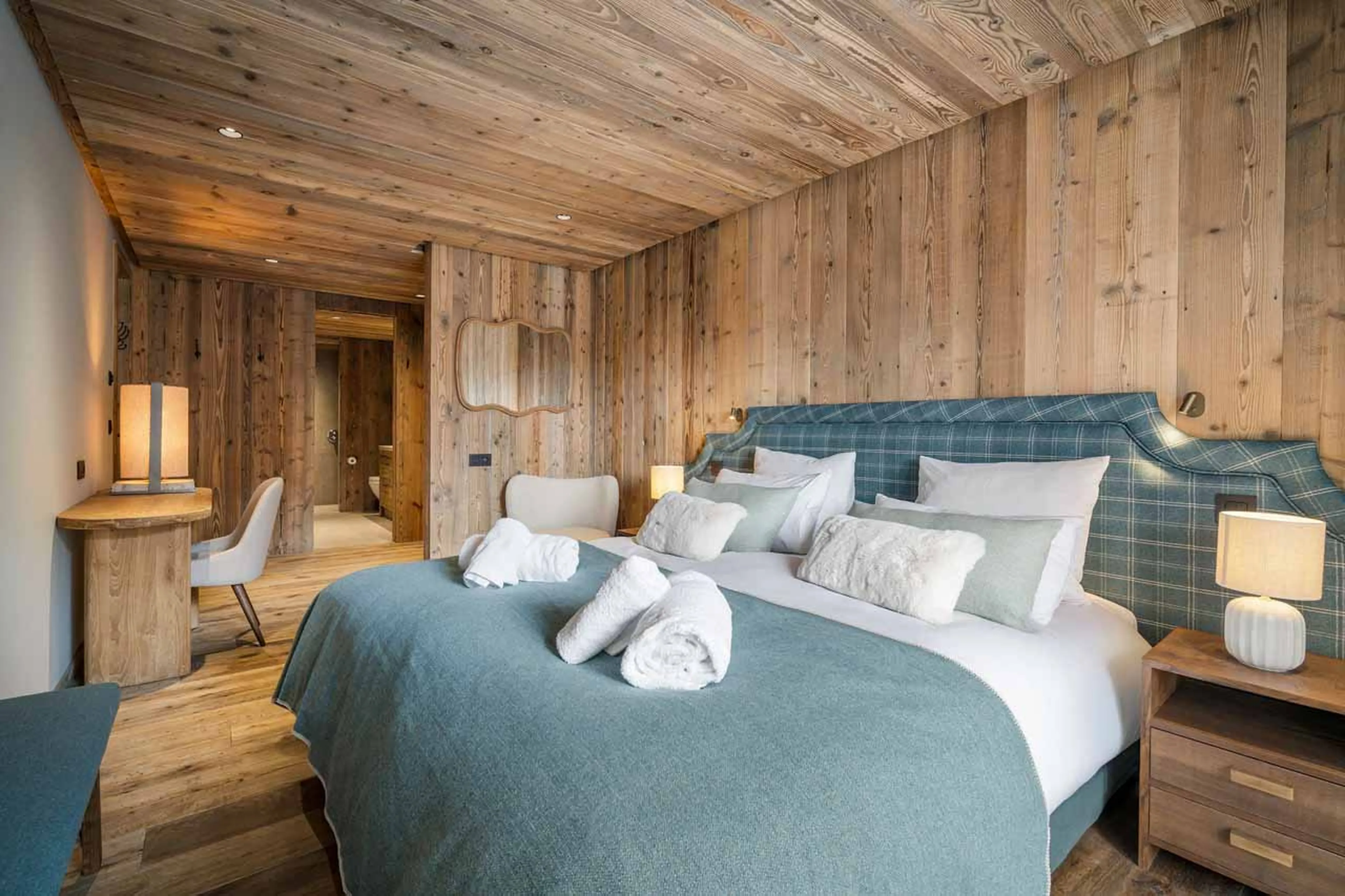 Bedroom 1 at Chalet Flocon des Iles in St Martin de Belleville