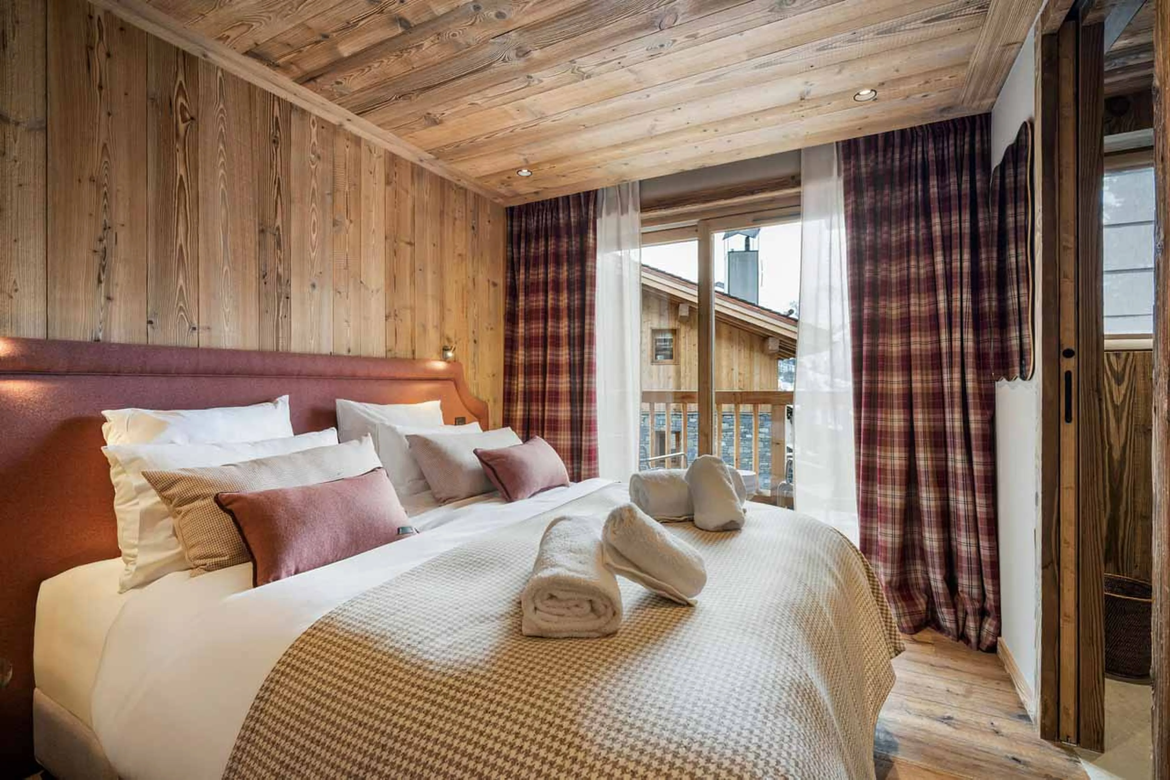 Bedroom 2 at Chalet Flocon des Iles in St Martin de Belleville
