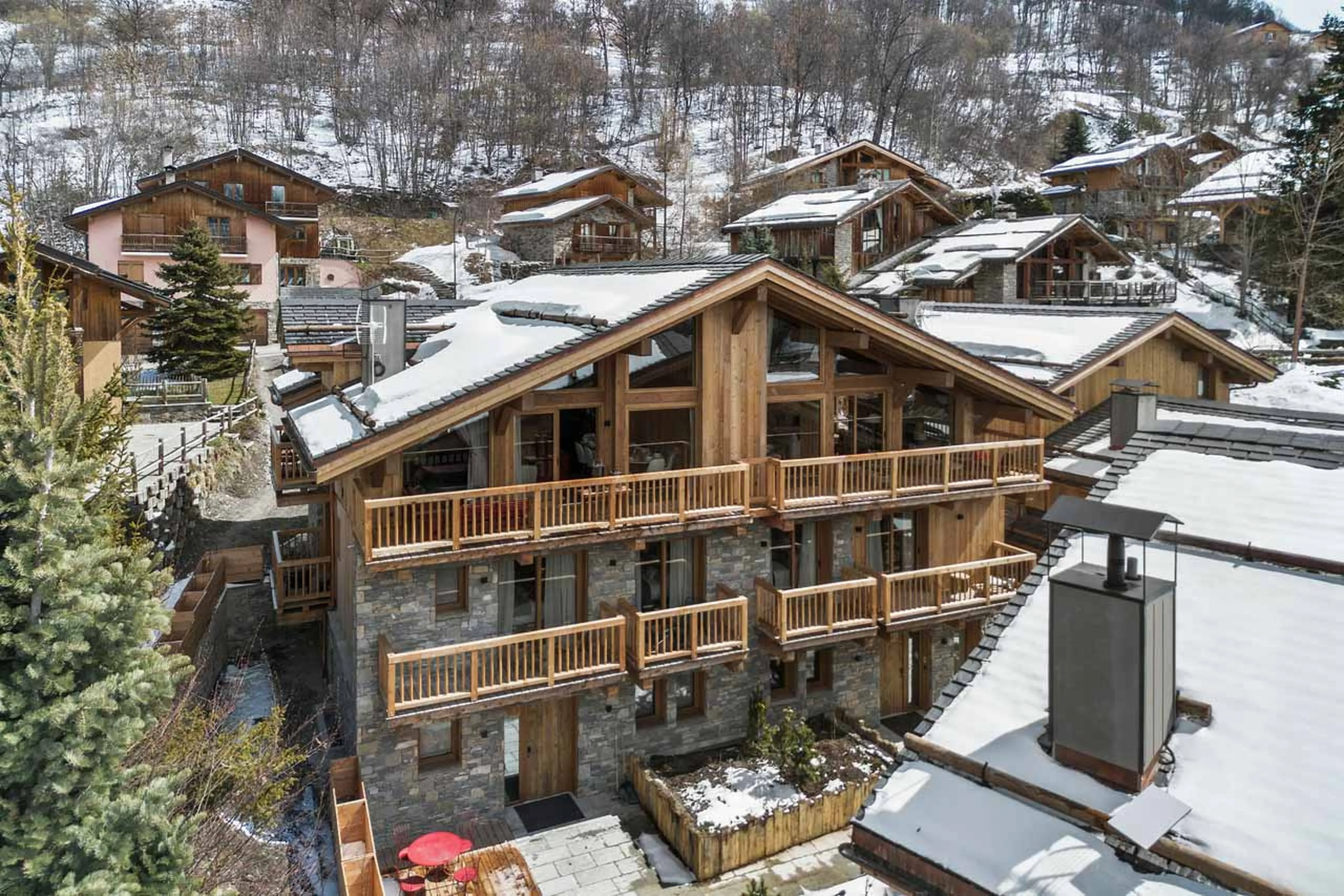 Exterior at Chalet Flocon des Iles in St Martin de Belleville