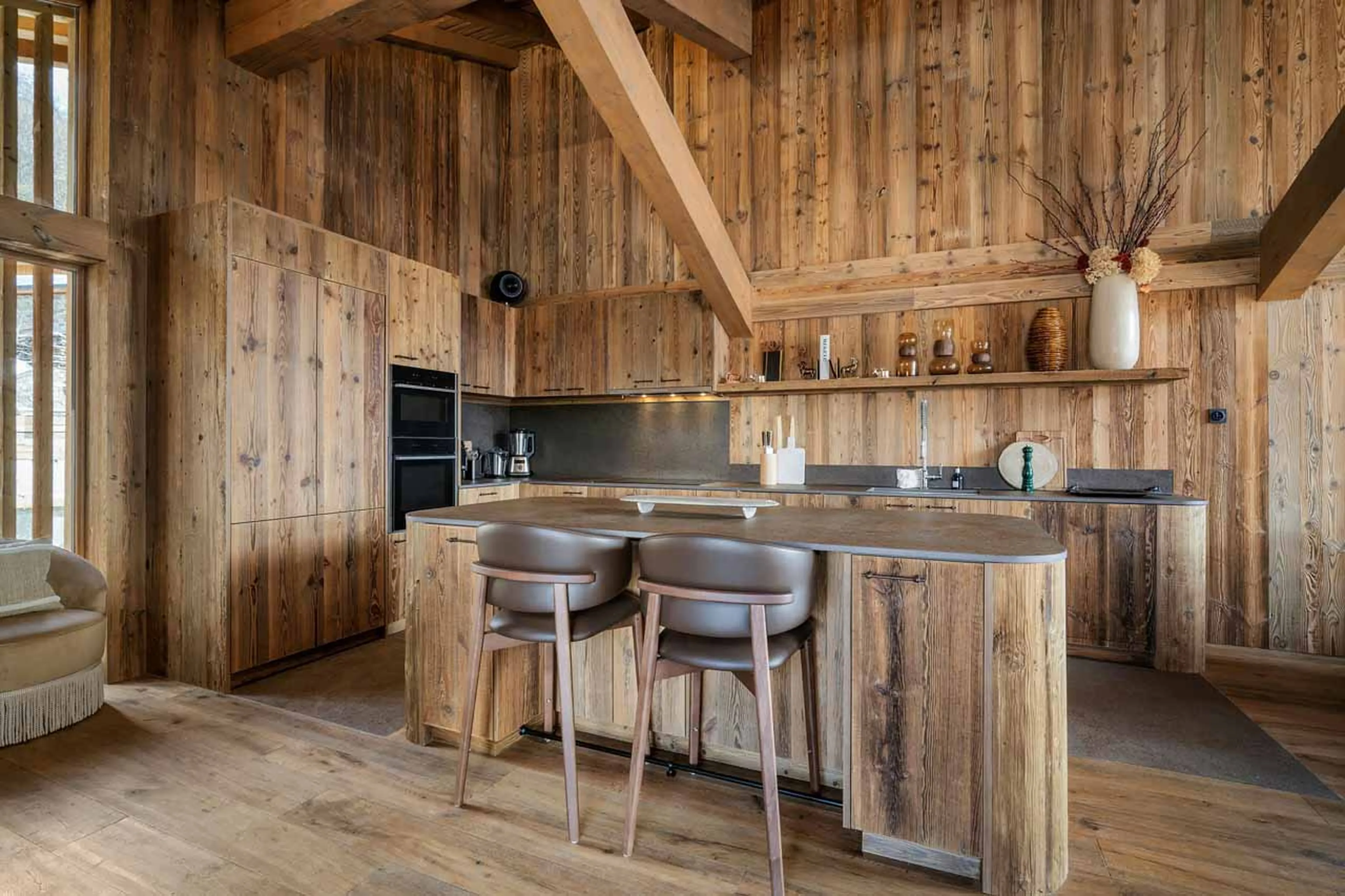 Kitchen at Chalet Flocon des Iles in St Martin de Belleville