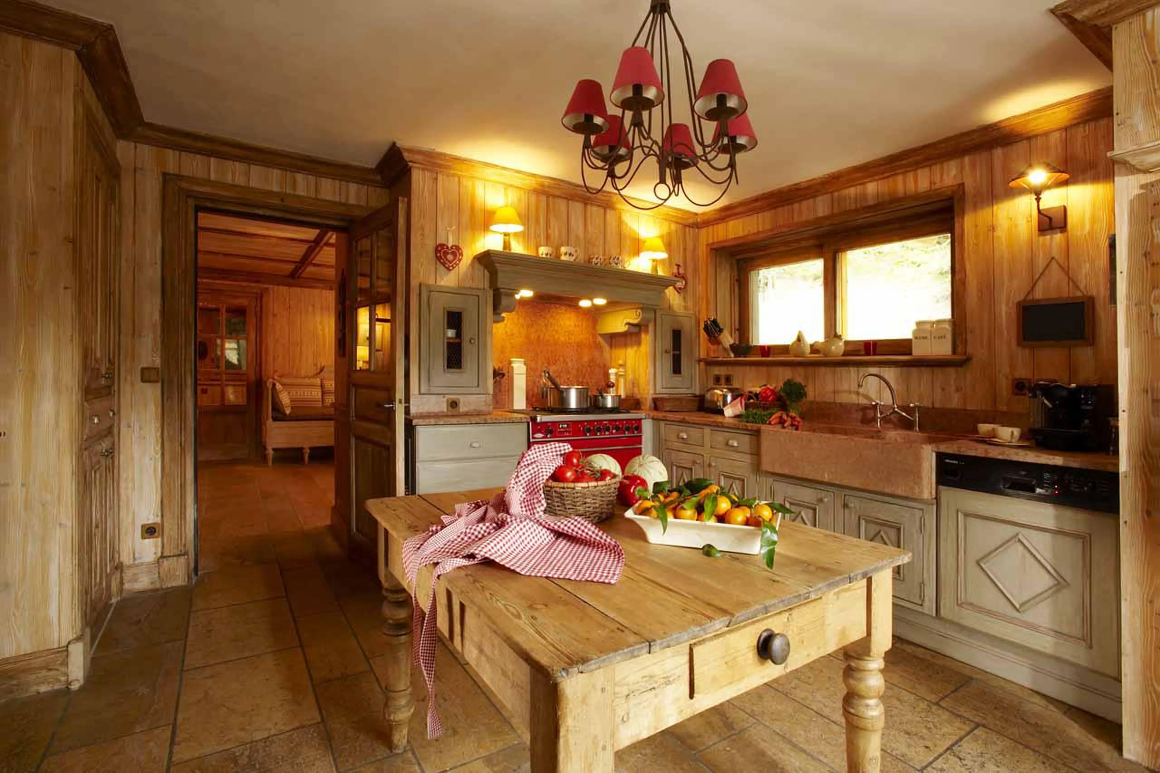 Kitchen at Chalet Foinsbois in Meribel