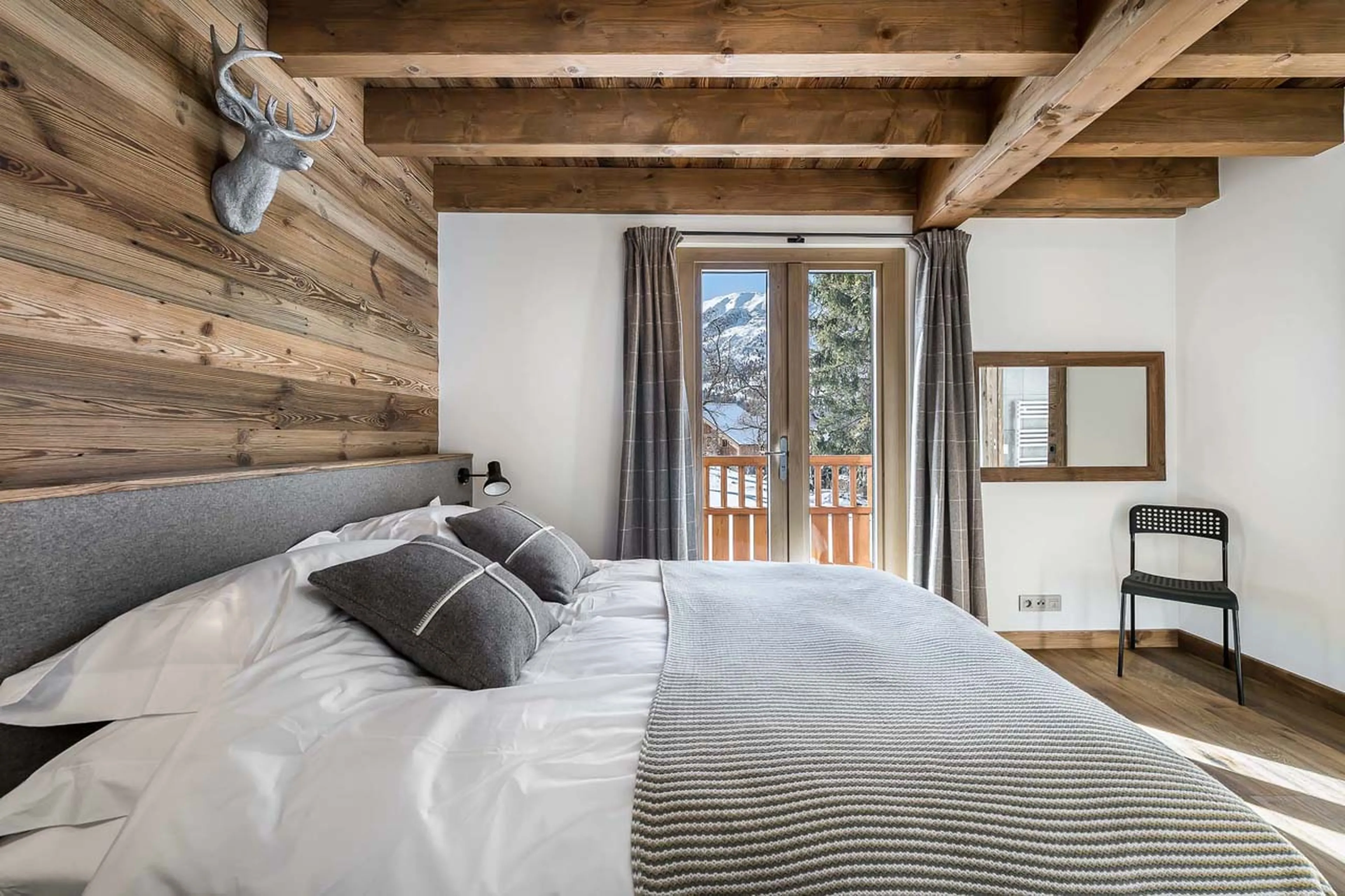 Bedroom two at Chalet Fontany in Meribel