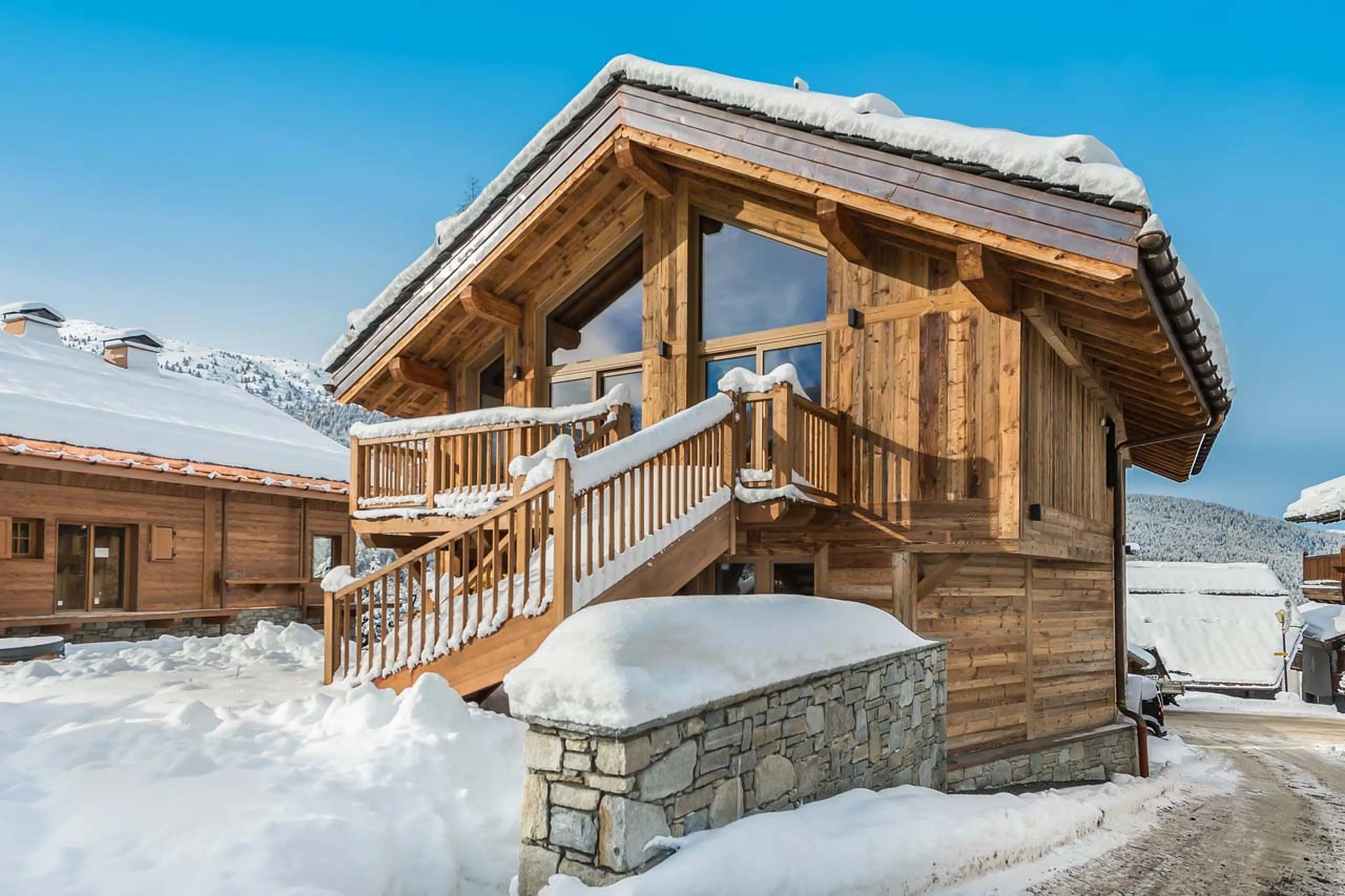 Location of Chalet Fontany in Meribel