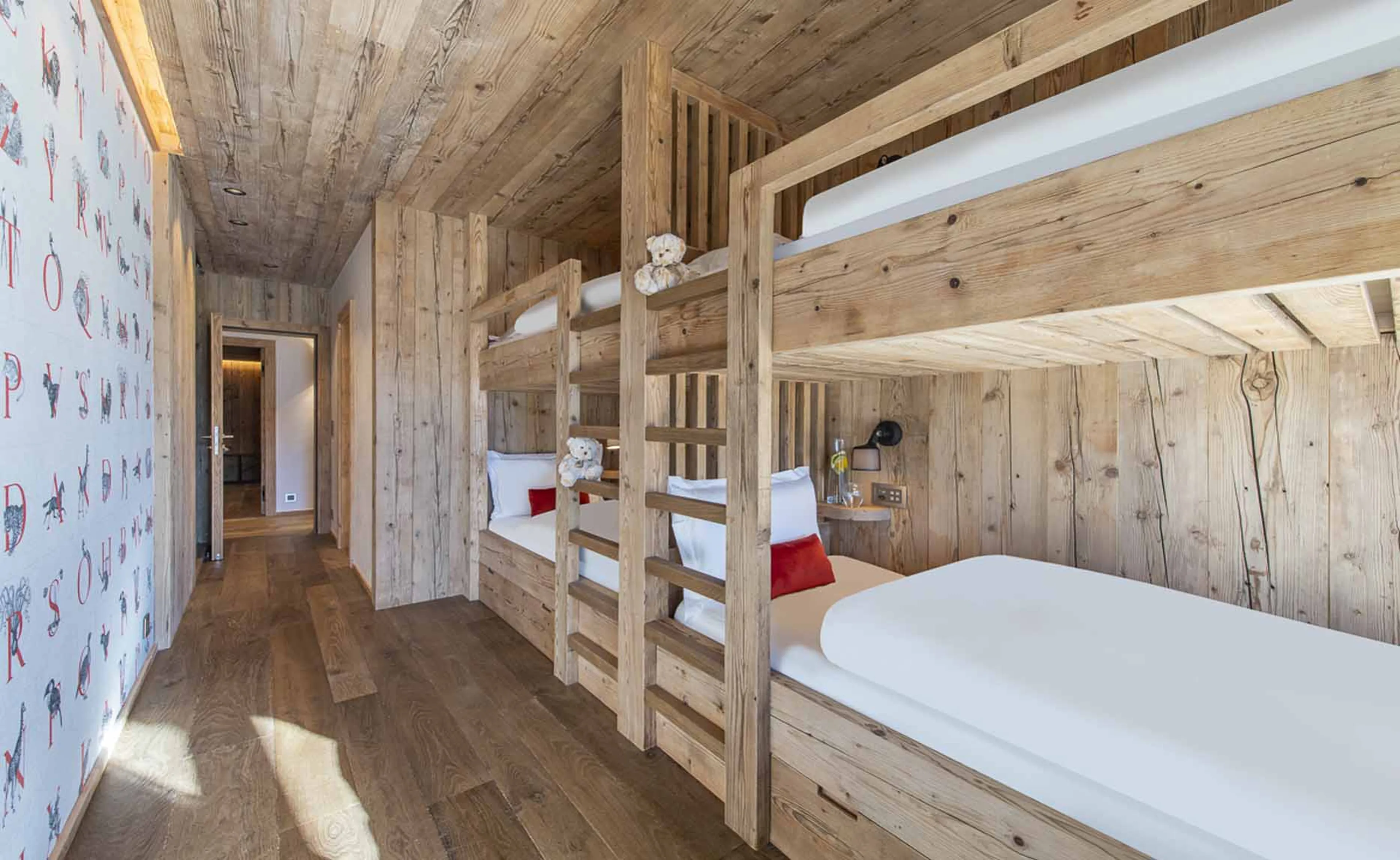 BUnk room at Chalet Foulon in Verbier