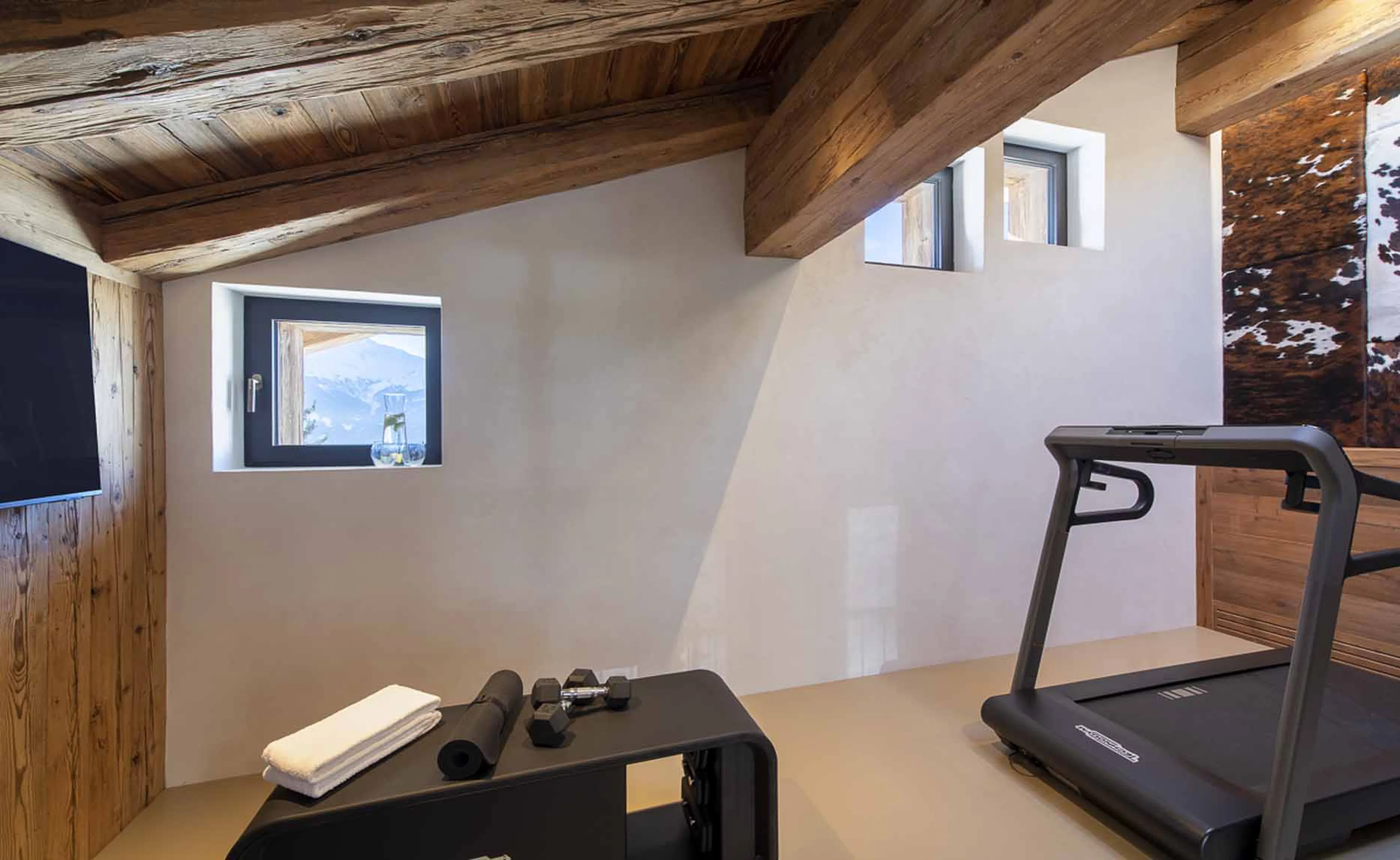 Gym at Chalet Foulon in Verbier