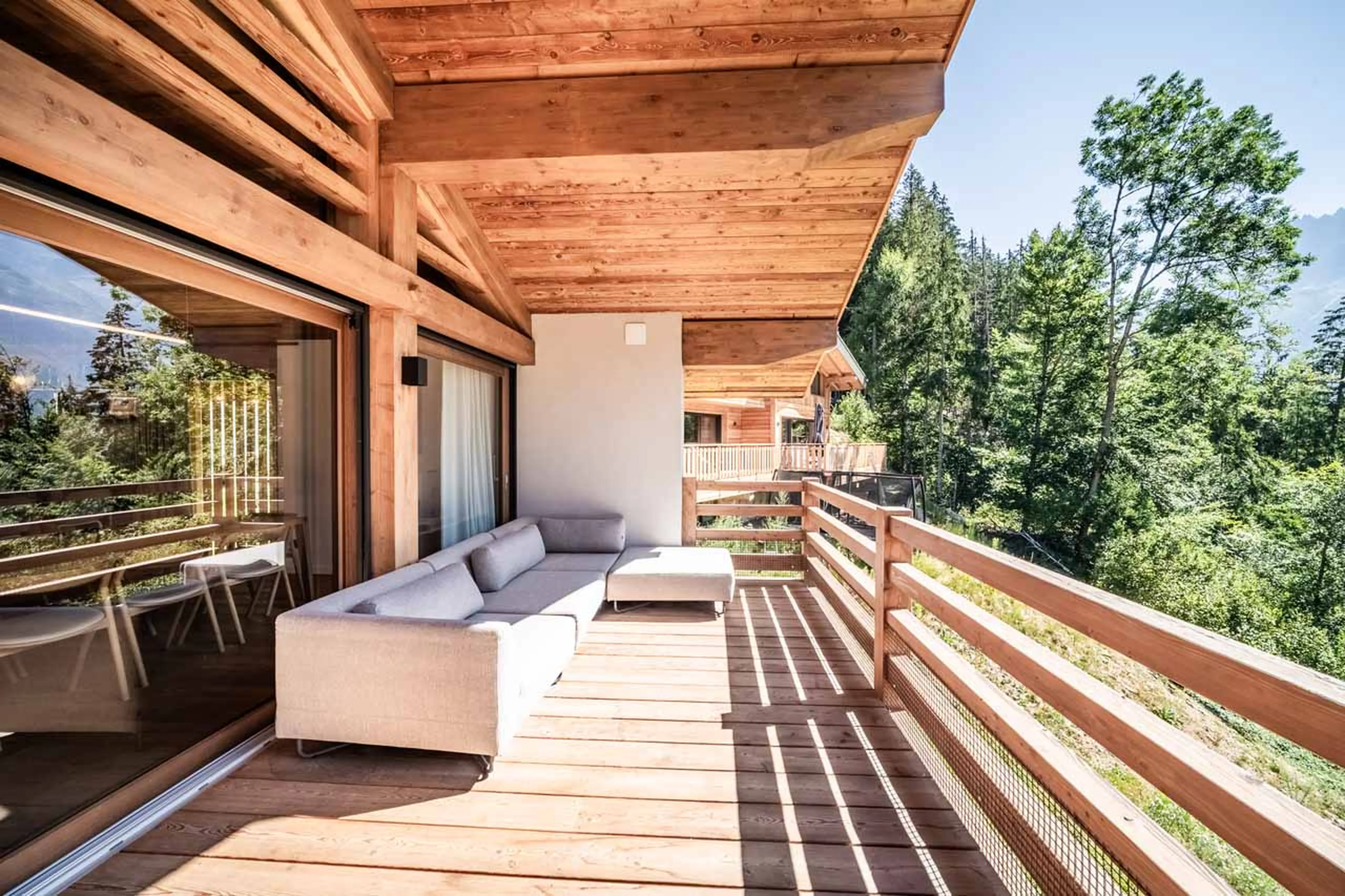 Mountain views from Chalet Foxden in Chamonix