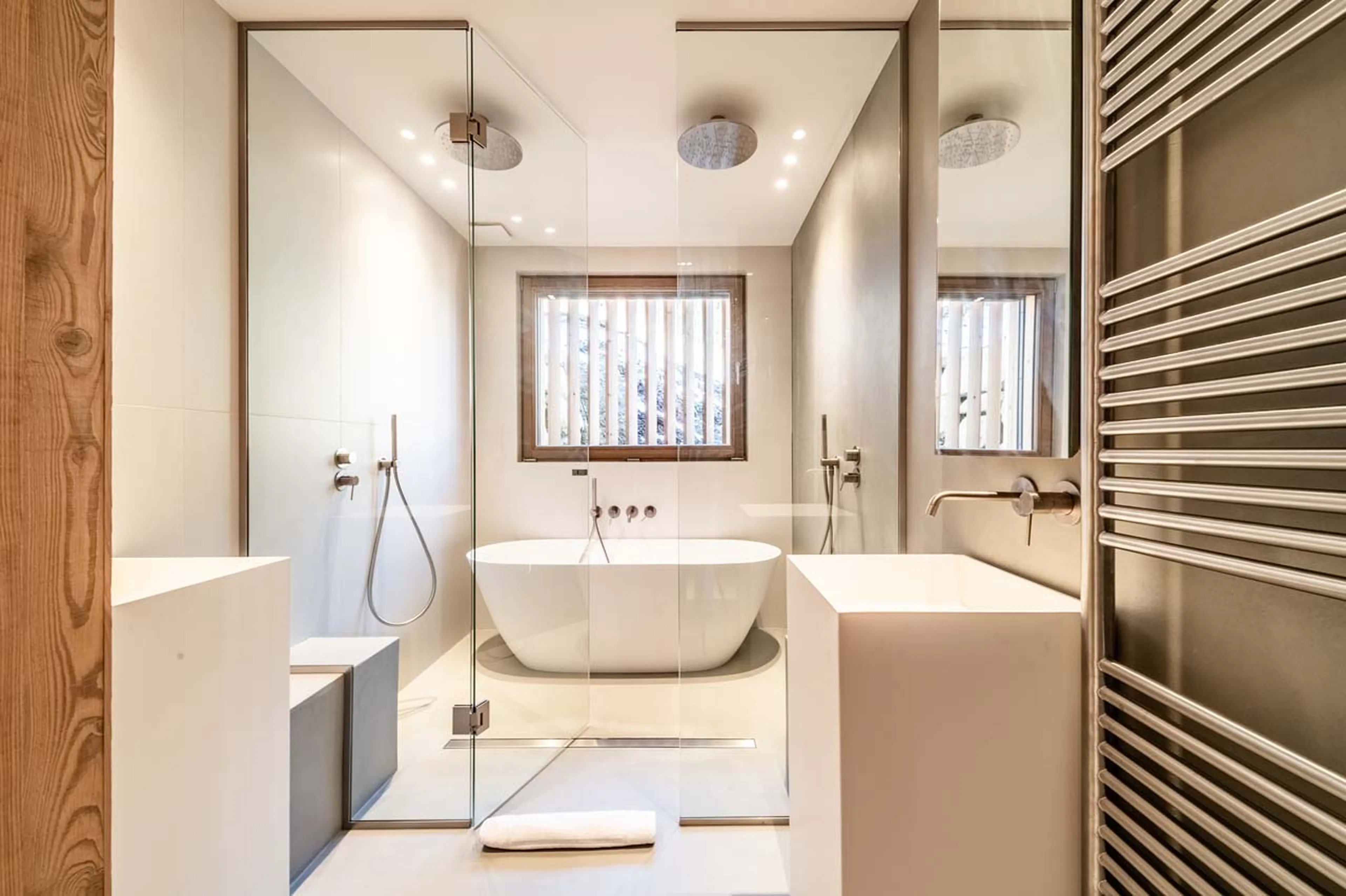 Bathroom one at Chalet Foxden in Chamonix